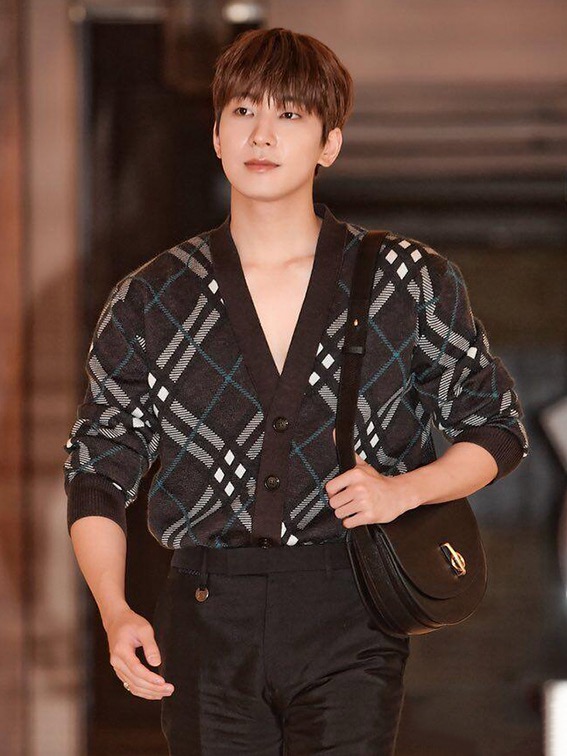 Bbr plaid jacquard cardigan knitted sweater Wool blended mohair yarn, using German imported (SOTO) 14 knitting machine, fabric jacquard, wool enzyme washing, customized 1:1 buttons size:s m l xl ⚠️Hand washing is recommended (this product is made of wool and is not easy to machine wash) - Image 11