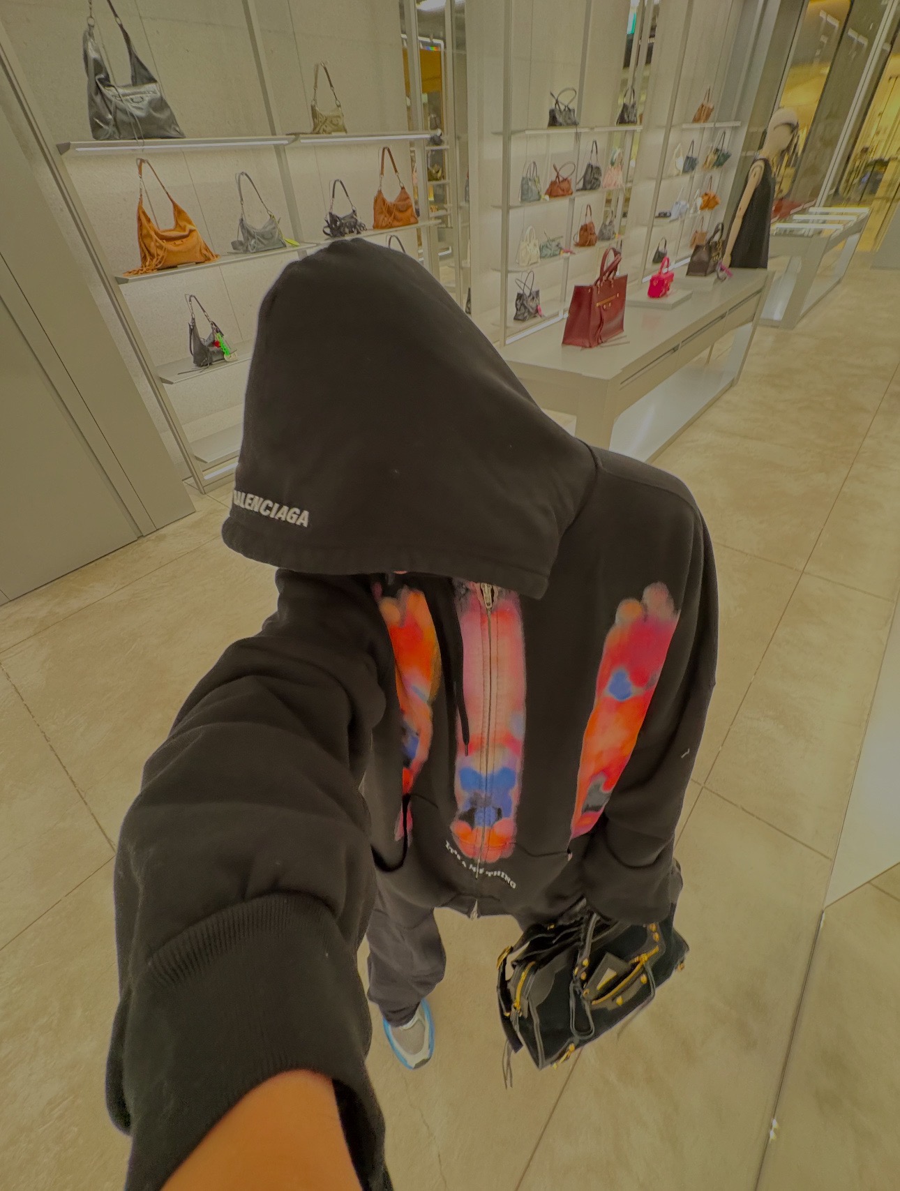 Paris sunset gradient zipper sweatshirt Select heavyweight high-density terry knitting to retain a relaxed and drapey feel - Image 13