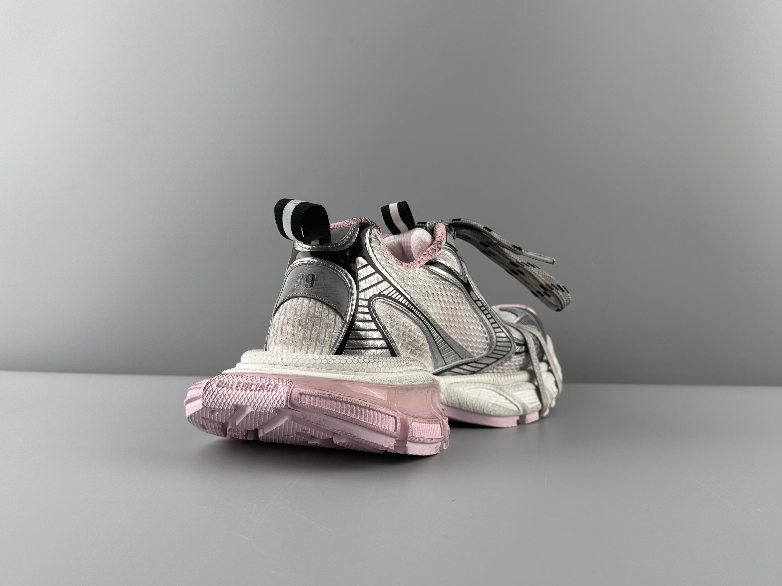 One of the best on the market) Balenciaga 3XL 2026 hot color jelly pink Sneaker XXXL women's shoes Balenciaga lace-up dad shoes original last production Mesh and microfiber are all purchased from original materials - Image 4