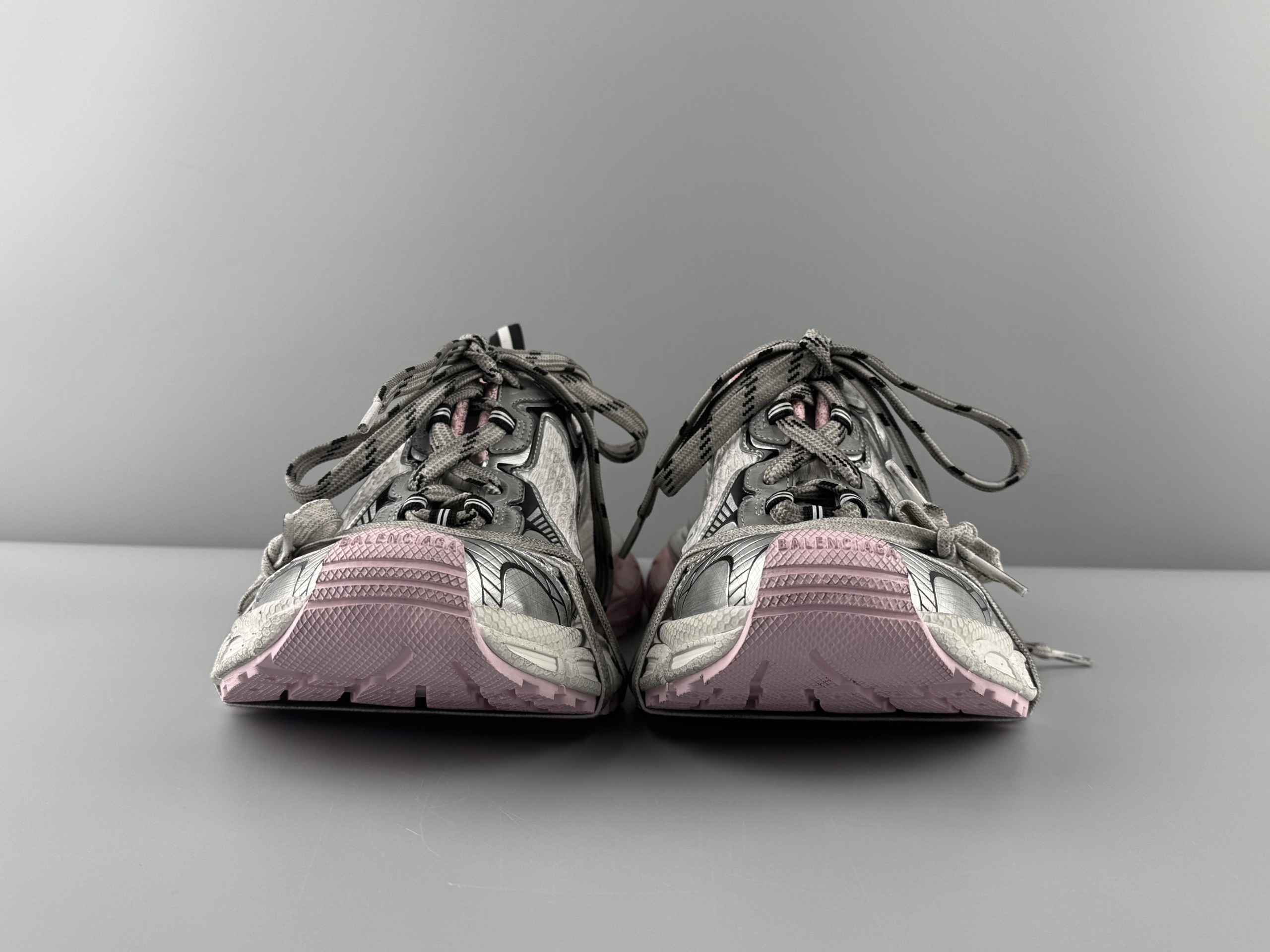 One of the best on the market) Balenciaga 3XL 2026 hot color jelly pink Sneaker XXXL women's shoes Balenciaga lace-up dad shoes original last production Mesh and microfiber are all purchased from original materials - Image 6