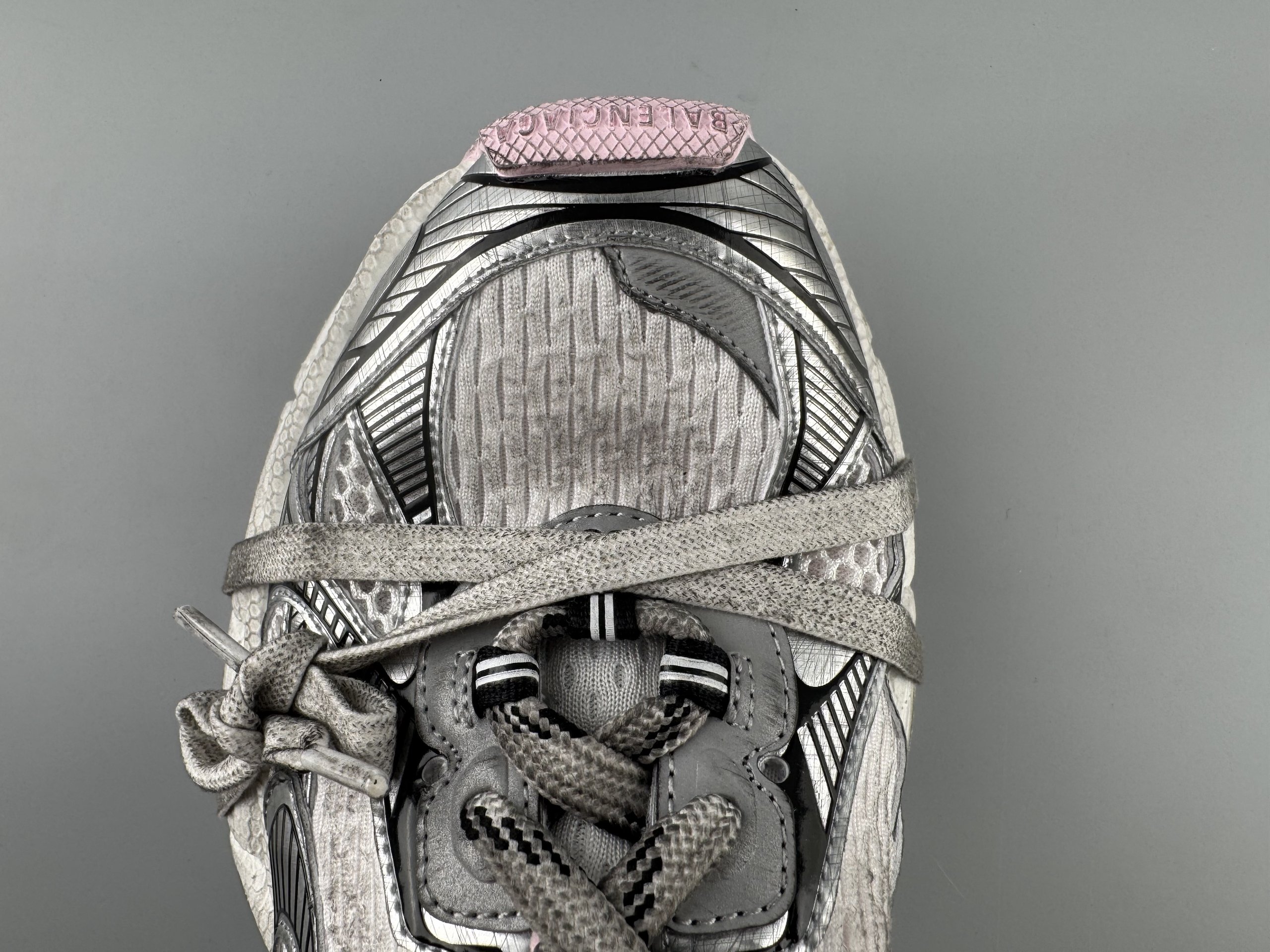 One of the best on the market) Balenciaga 3XL 2026 hot color jelly pink Sneaker XXXL women's shoes Balenciaga lace-up dad shoes original last production Mesh and microfiber are all purchased from original materials - Image 10