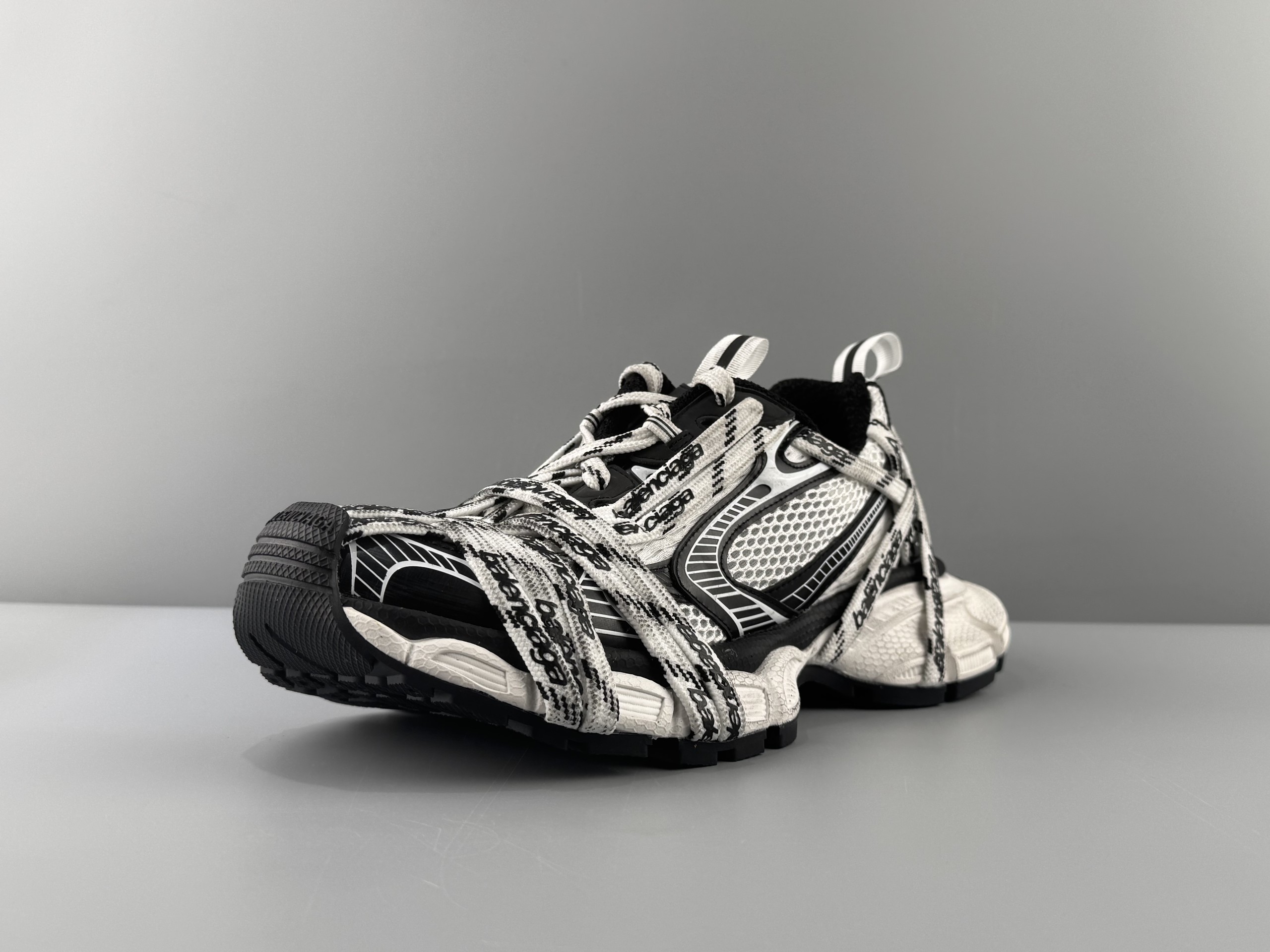 One of the best on the market) Balenciaga 3XL 2026 hot color extreme strap black Sneaker XXXL Balenciaga lace-up dad shoes original last production Mesh and microfiber are all purchased from original materials - Image 2