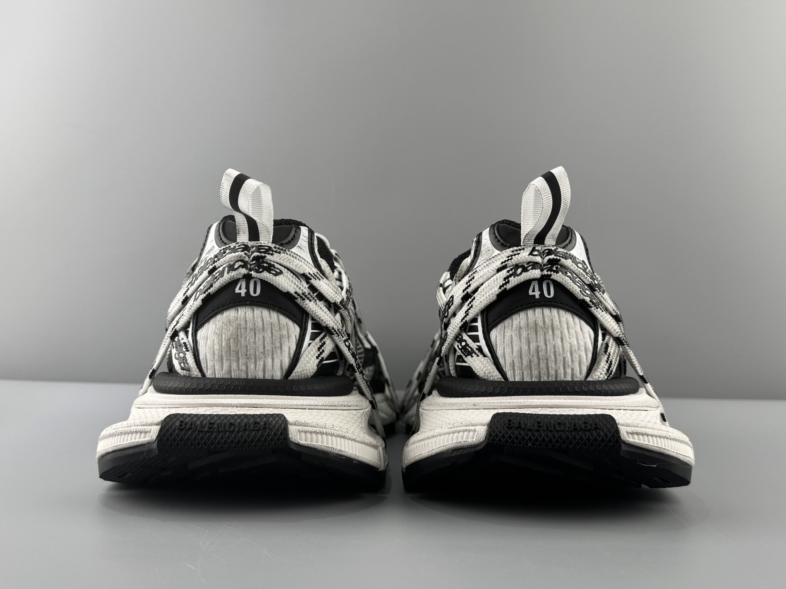 One of the best on the market) Balenciaga 3XL 2026 hot color extreme strap black Sneaker XXXL Balenciaga lace-up dad shoes original last production Mesh and microfiber are all purchased from original materials - Image 7