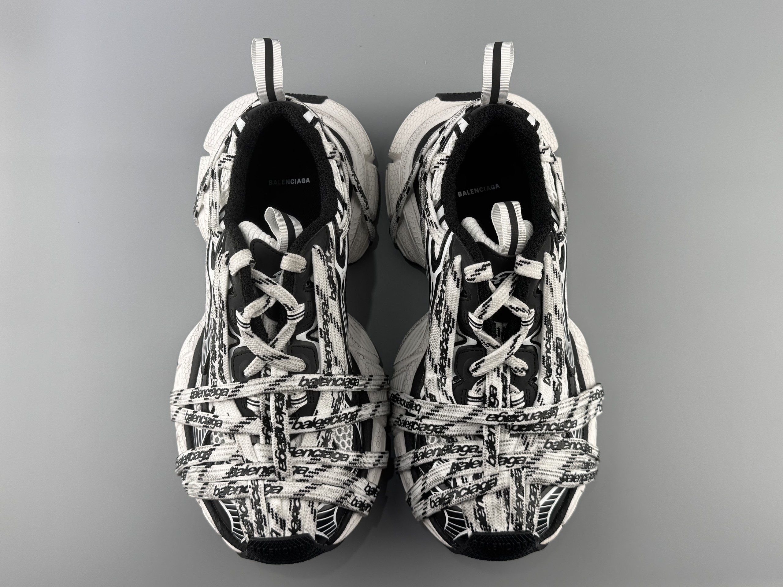 One of the best on the market) Balenciaga 3XL 2026 hot color extreme strap black Sneaker XXXL Balenciaga lace-up dad shoes original last production Mesh and microfiber are all purchased from original materials - Image 8