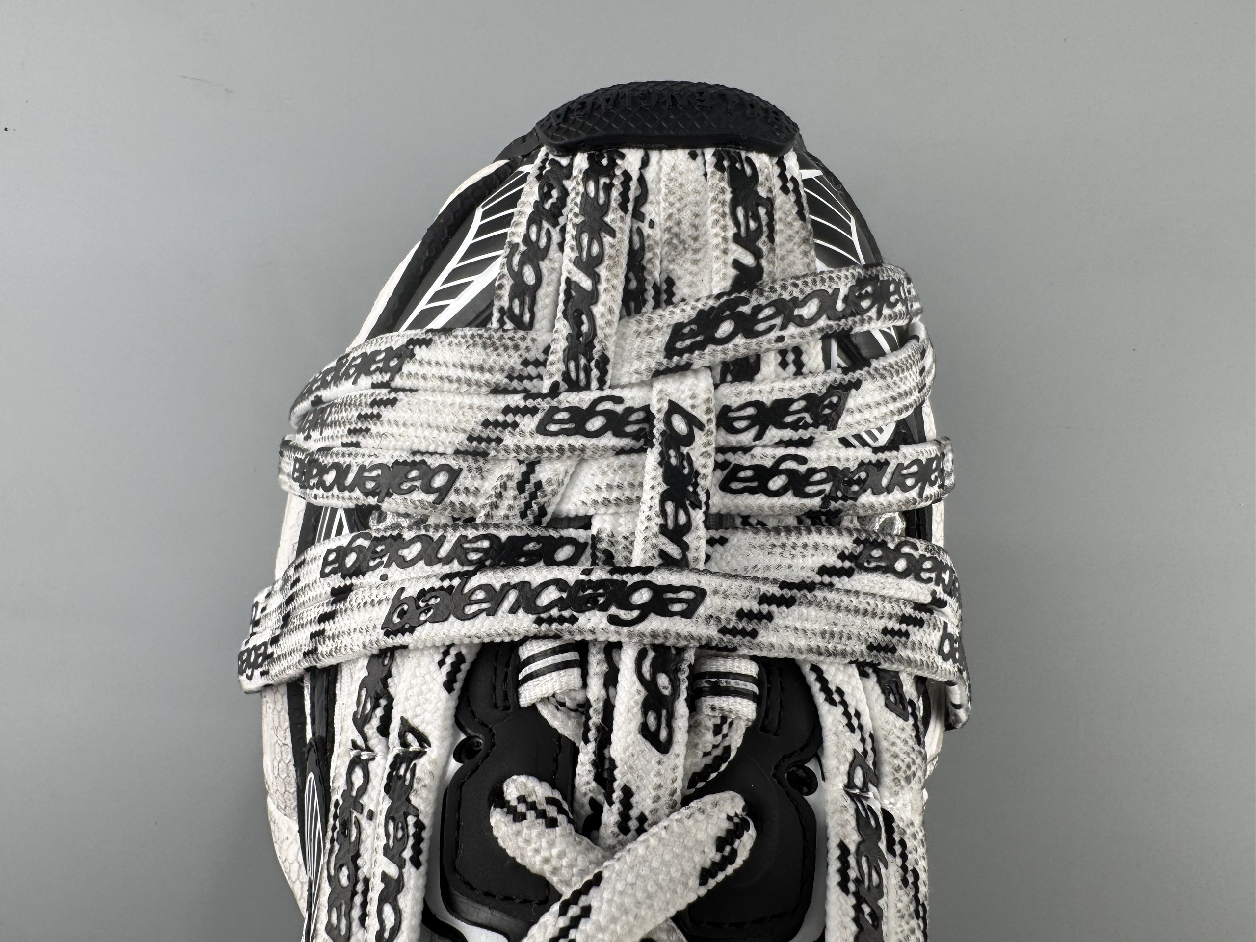 One of the best on the market) Balenciaga 3XL 2026 hot color extreme strap black Sneaker XXXL Balenciaga lace-up dad shoes original last production Mesh and microfiber are all purchased from original materials - Image 10