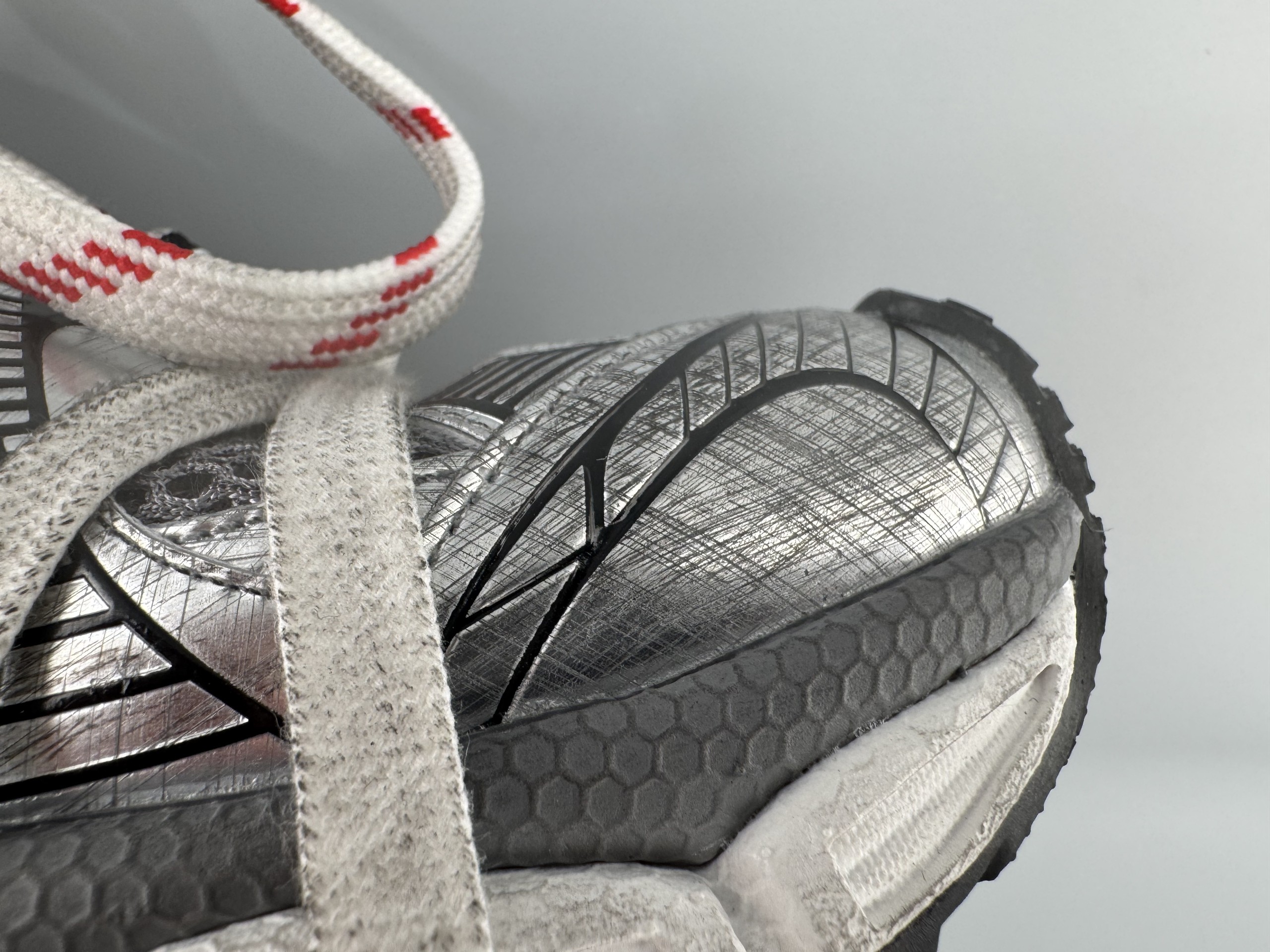 One of the best on the market) Balenciaga 3XL Split Logo 2026 Hot Color White and Gray Spliced Graffiti Sneaker XXXL Balenciaga lace-up dad shoes original last production Mesh and microfiber are all purchased from original materials - Image 21