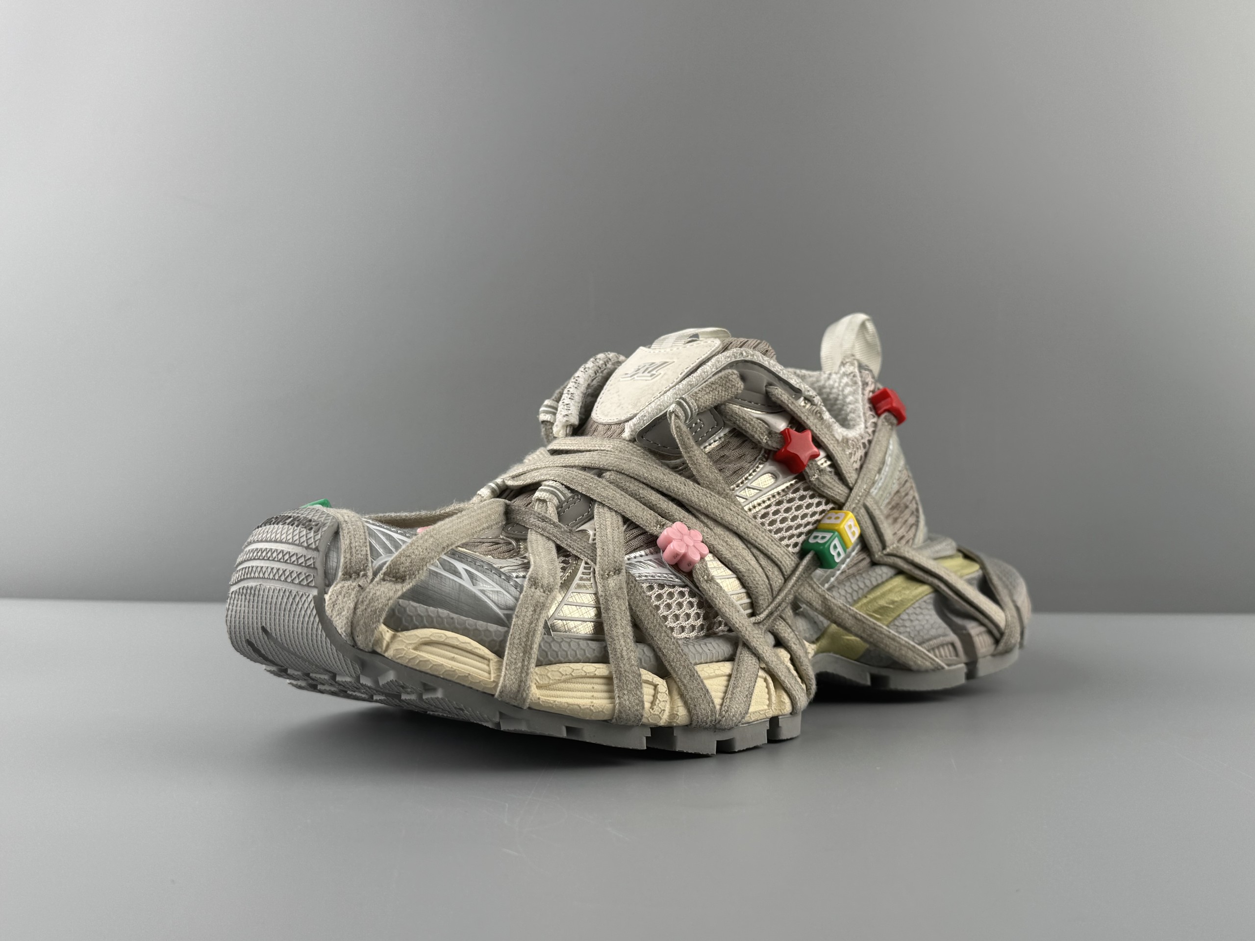 One of the best on the market) Balenciaga 3XL 2026 hot color marble strap Sneaker XXXL Balenciaga lace-up dad shoes original last production Mesh and microfiber are all purchased from original materials - Image 2