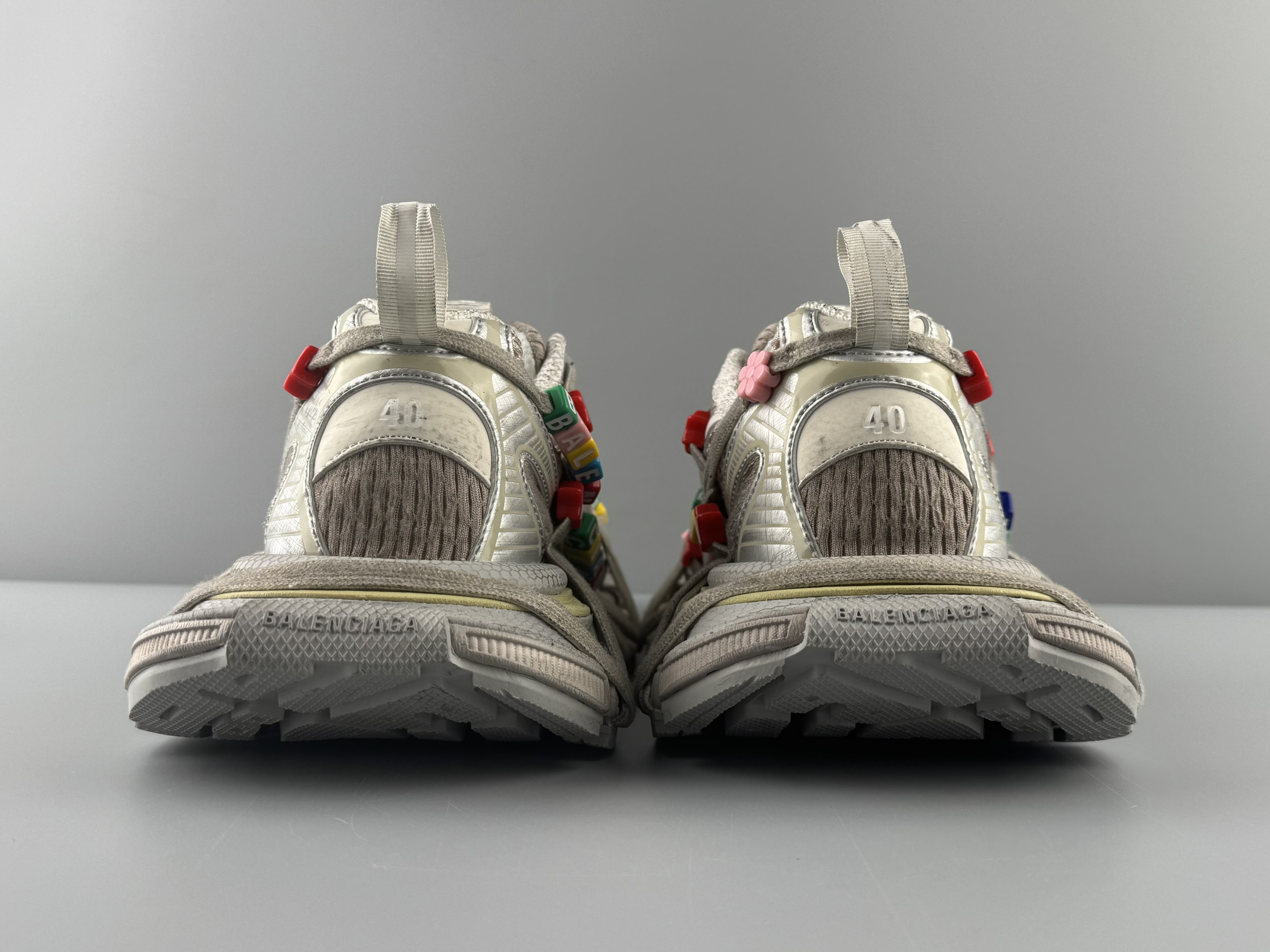 One of the best on the market) Balenciaga 3XL 2026 hot color marble strap Sneaker XXXL Balenciaga lace-up dad shoes original last production Mesh and microfiber are all purchased from original materials - Image 7