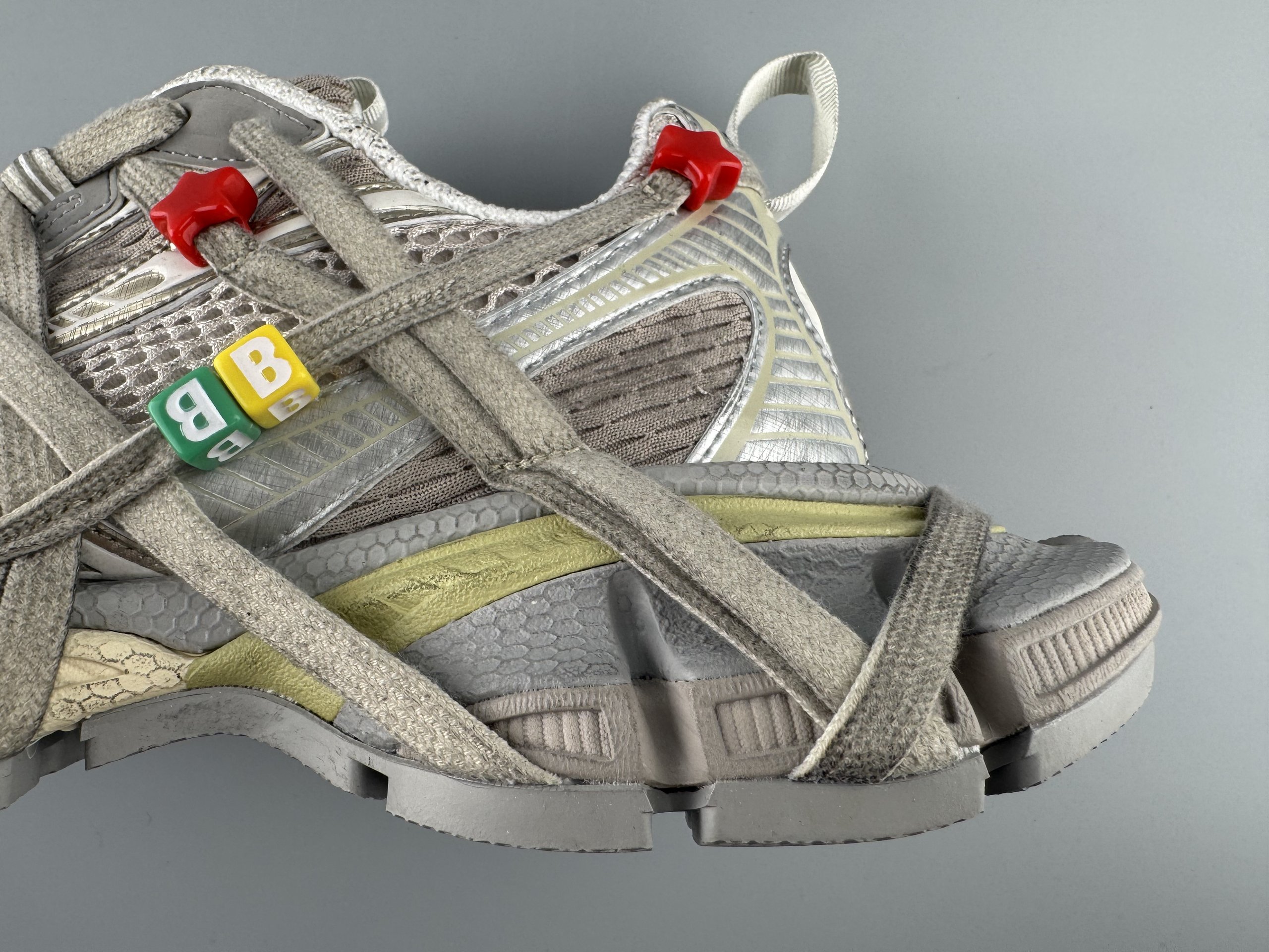 One of the best on the market) Balenciaga 3XL 2026 hot color marble strap Sneaker XXXL Balenciaga lace-up dad shoes original last production Mesh and microfiber are all purchased from original materials - Image 15