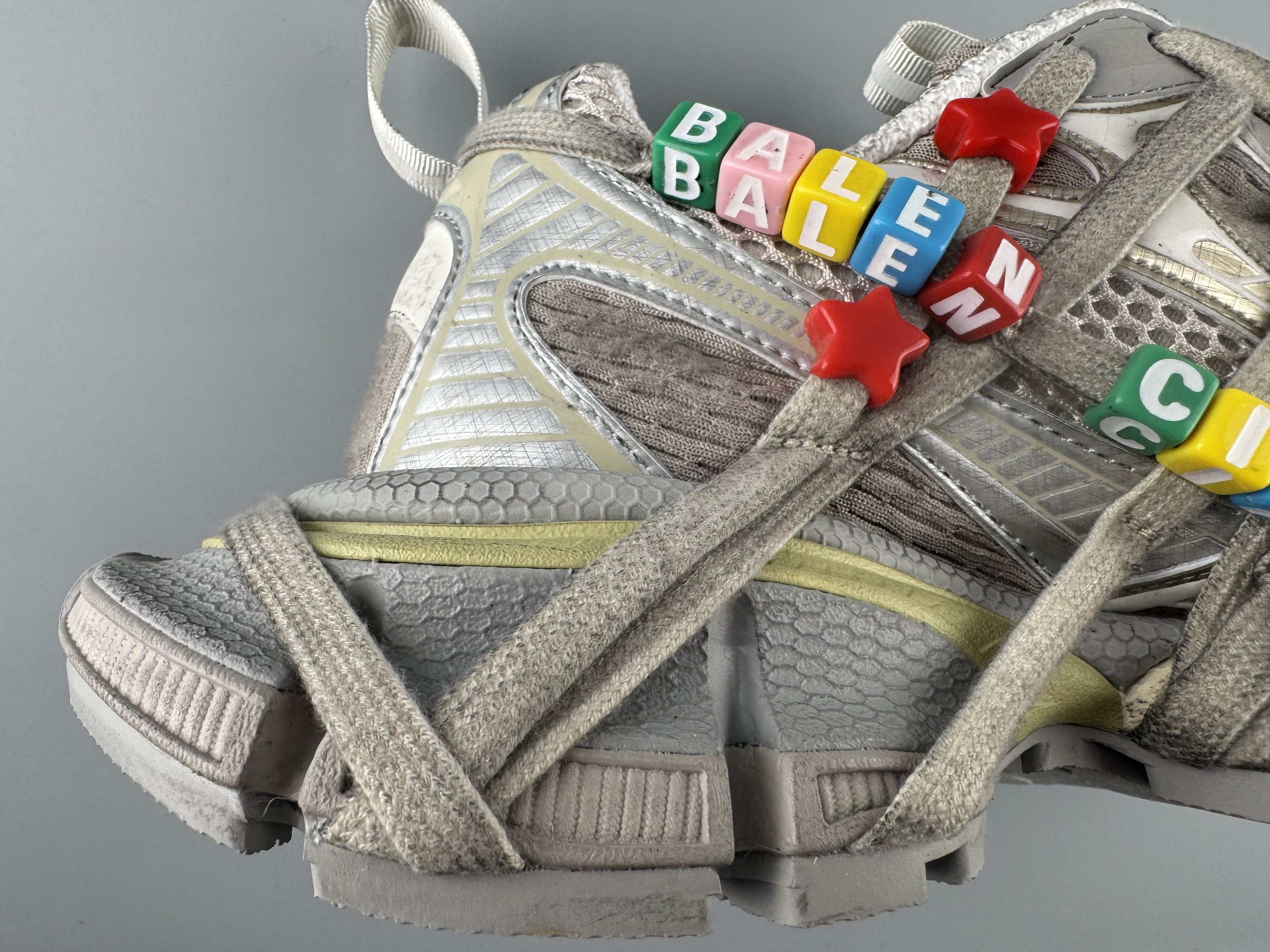 One of the best on the market) Balenciaga 3XL 2026 hot color marble strap Sneaker XXXL Balenciaga lace-up dad shoes original last production Mesh and microfiber are all purchased from original materials - Image 16