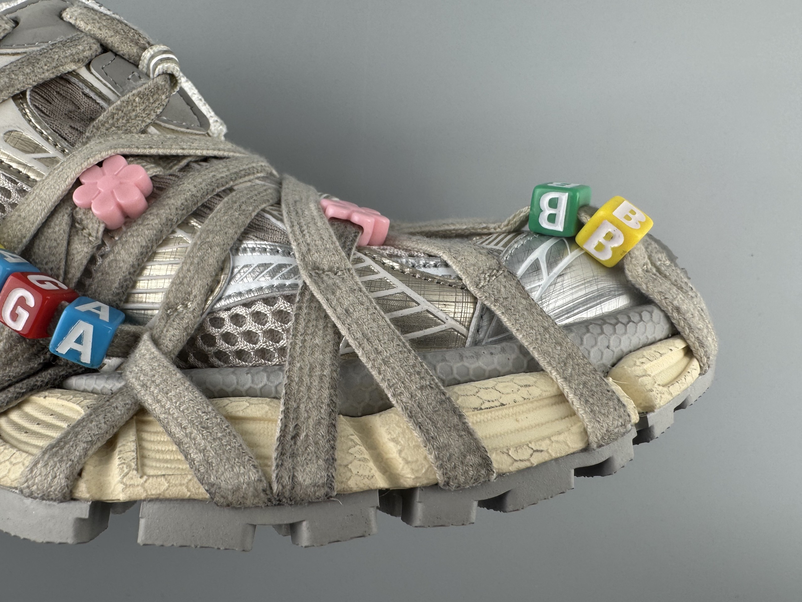 One of the best on the market) Balenciaga 3XL 2026 hot color marble strap Sneaker XXXL Balenciaga lace-up dad shoes original last production Mesh and microfiber are all purchased from original materials - Image 18
