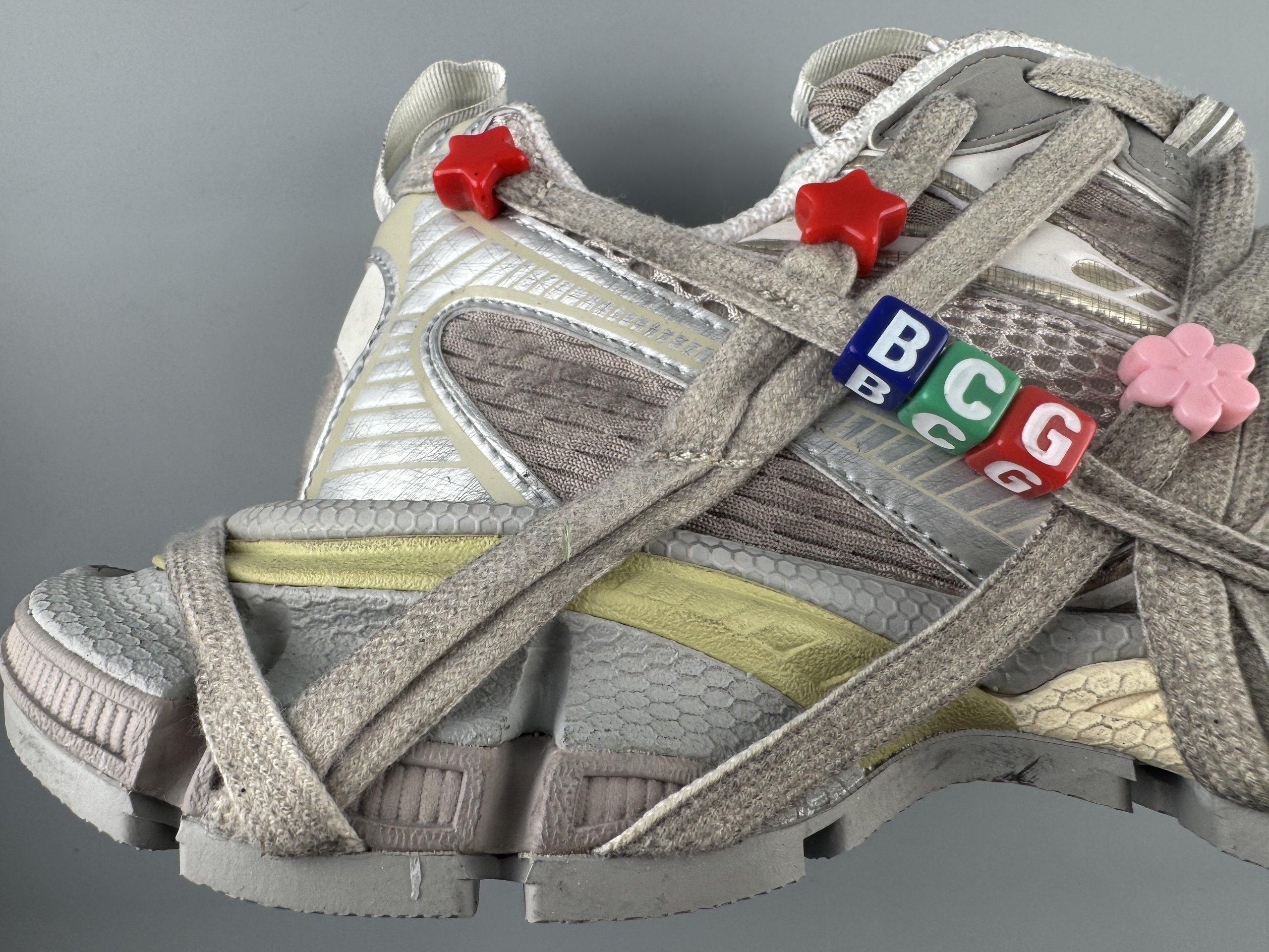 One of the best on the market) Balenciaga 3XL 2026 hot color marble strap Sneaker XXXL Balenciaga lace-up dad shoes original last production Mesh and microfiber are all purchased from original materials - Image 22
