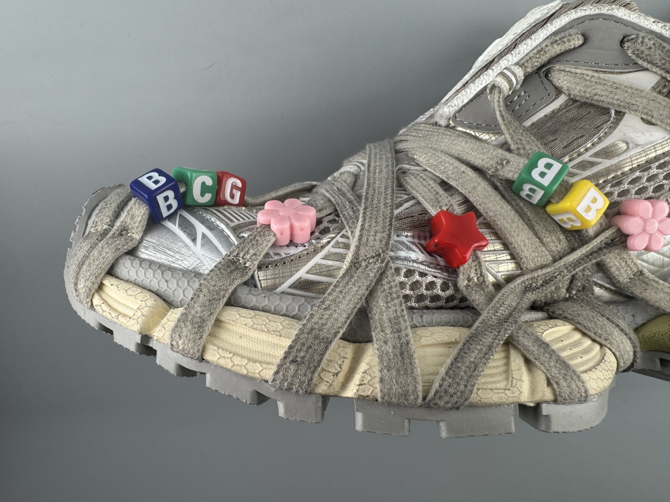 One of the best on the market) Balenciaga 3XL 2026 hot color marble strap Sneaker XXXL Balenciaga lace-up dad shoes original last production Mesh and microfiber are all purchased from original materials - Image 23