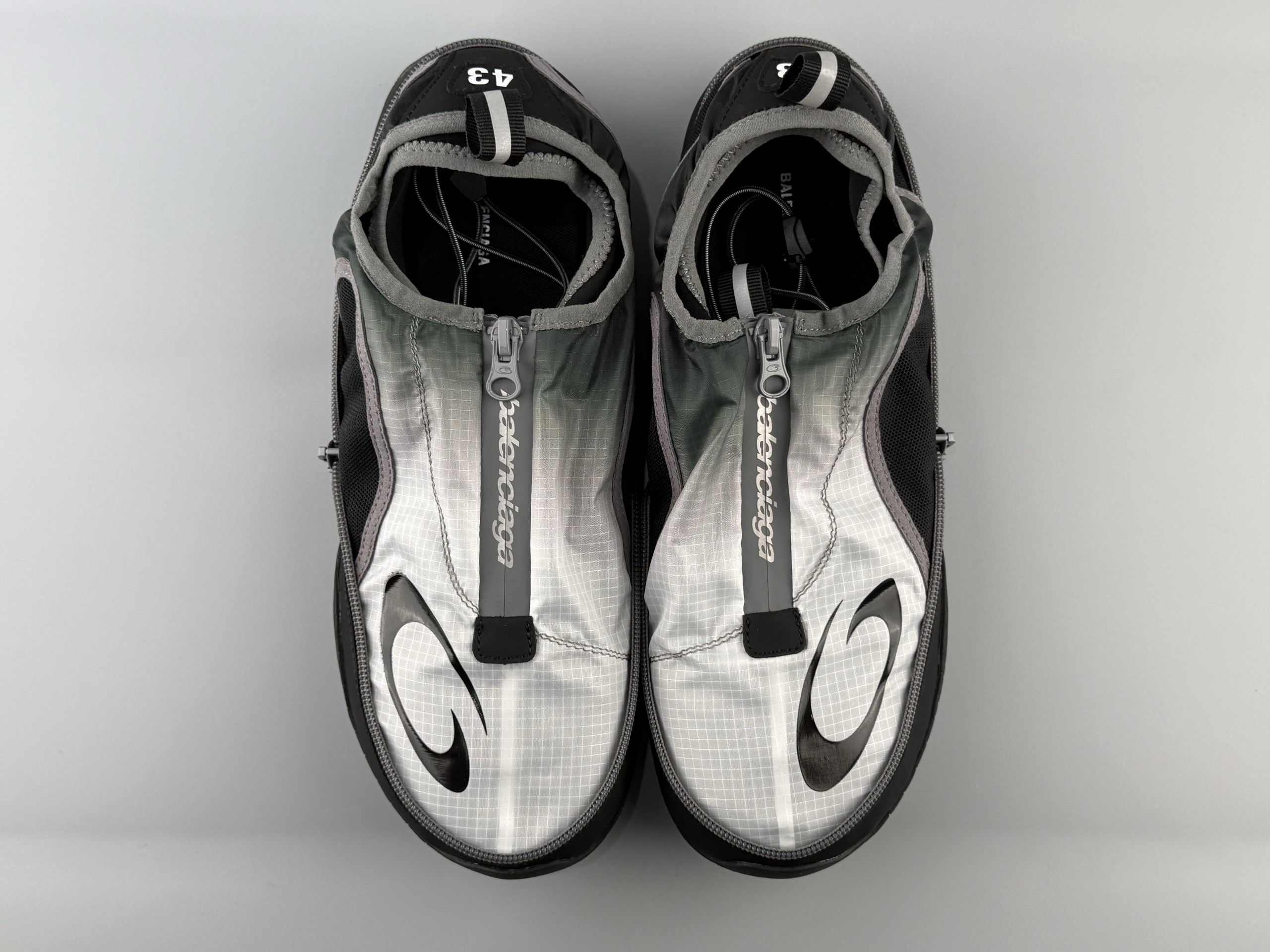 Balenciaga Pocket round toe drawstring low-cut sneakers zipper shoes outdoor shoes Size: 35 36 37 38 39 40 41 42 43 44 45 - Image 8