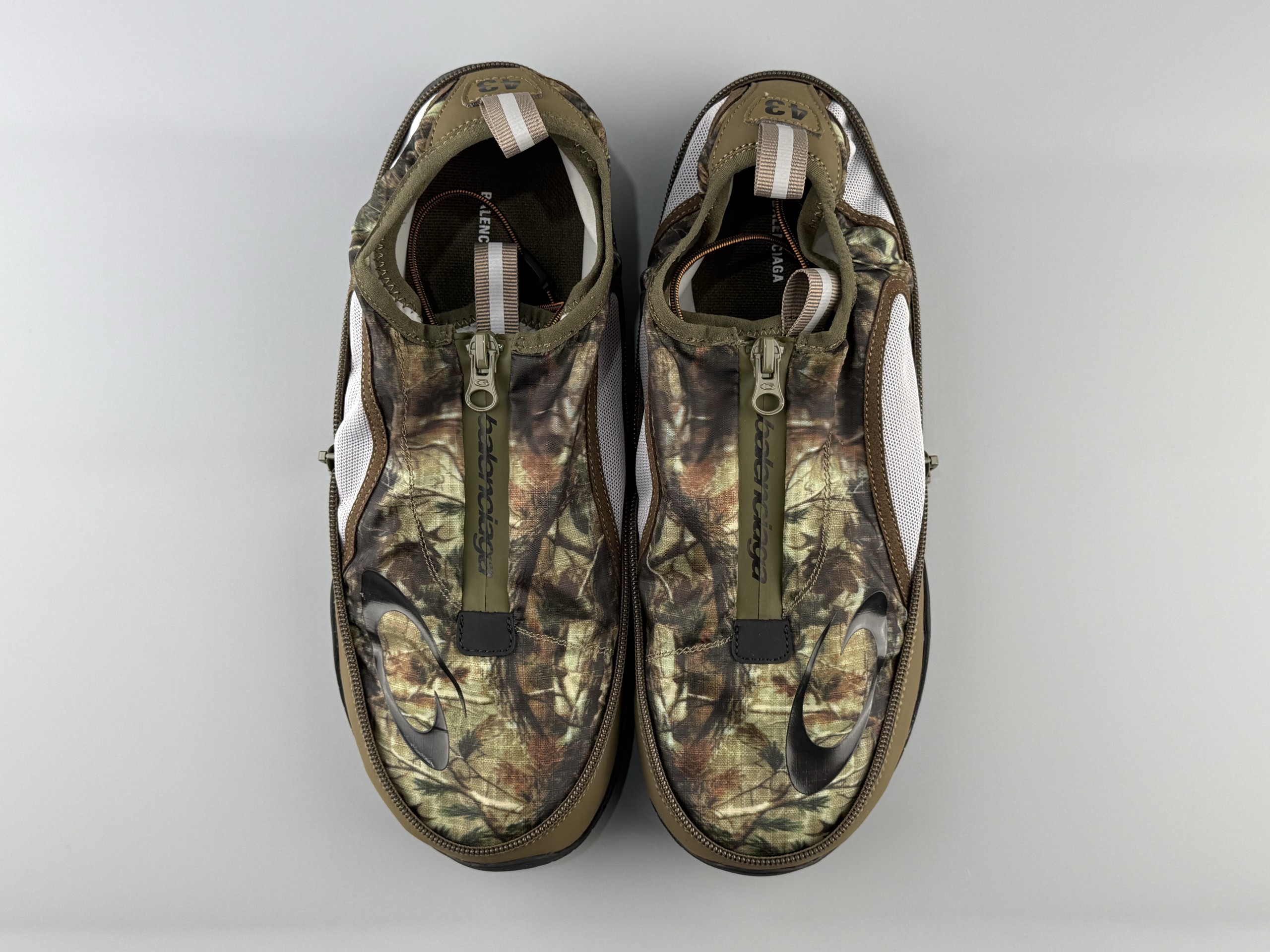 Balenciaga Pocket round toe drawstring low-cut sneakers zipper shoes outdoor shoes Size: 35 36 37 38 39 40 41 42 43 44 45 - Image 8
