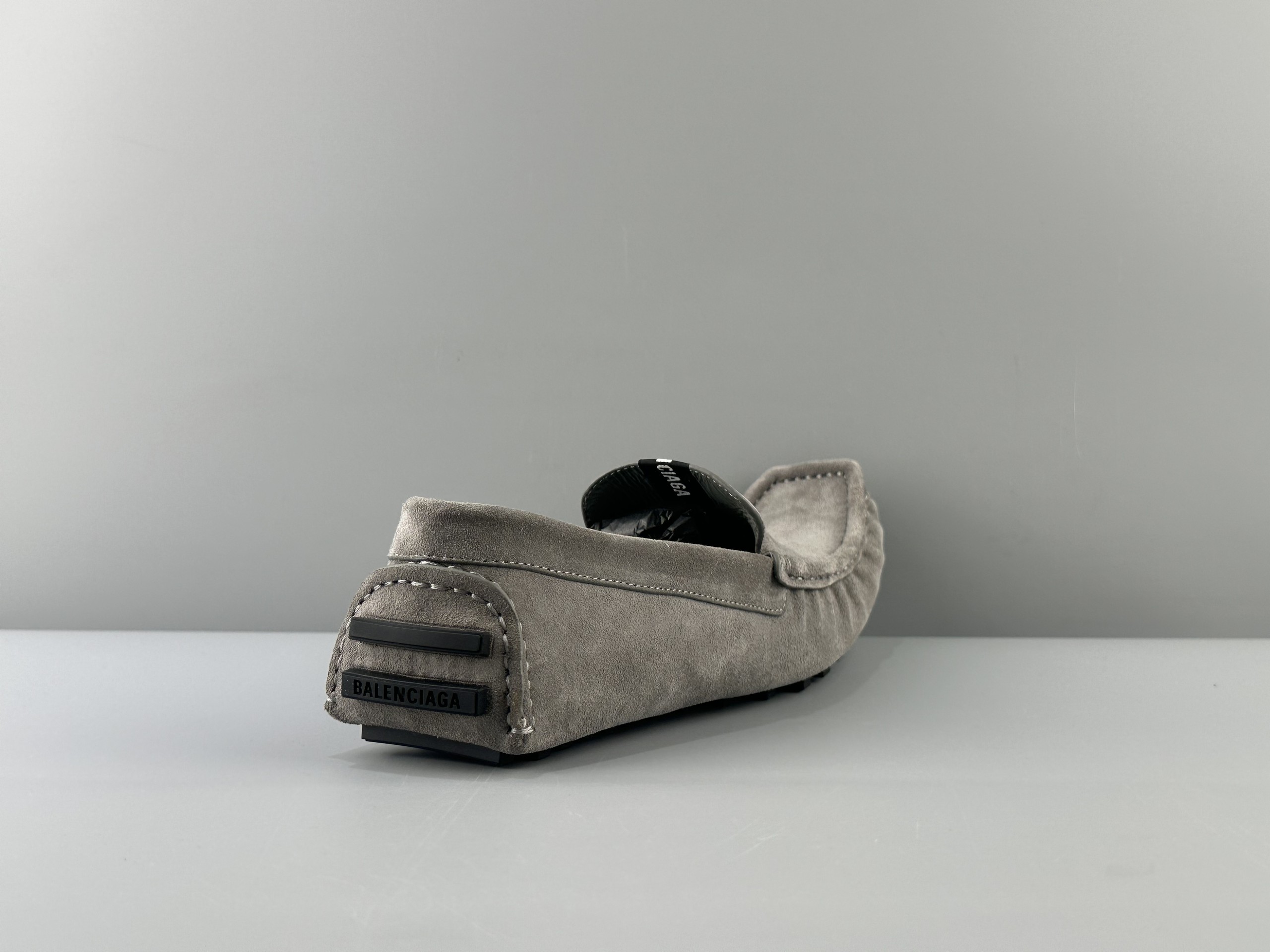 Balenciaga Portofino logo label square toe loafers casual leather shoes men's size: 39 40 41 42 43 44 45 46 47 (45 46 47 customized) - Image 4