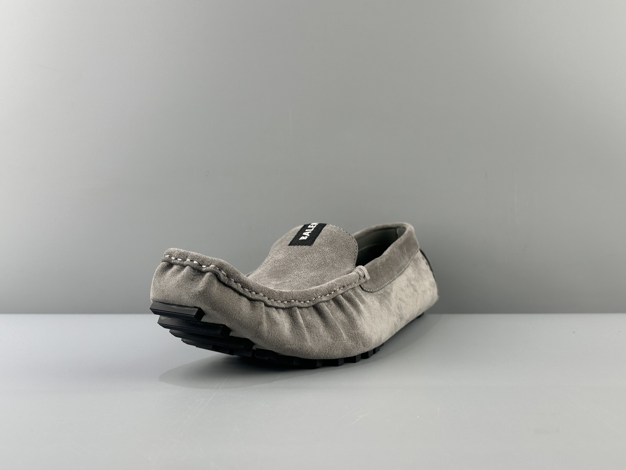 Balenciaga Portofino logo label square toe loafers casual leather shoes men's size: 39 40 41 42 43 44 45 46 47 (45 46 47 customized) - Image 2