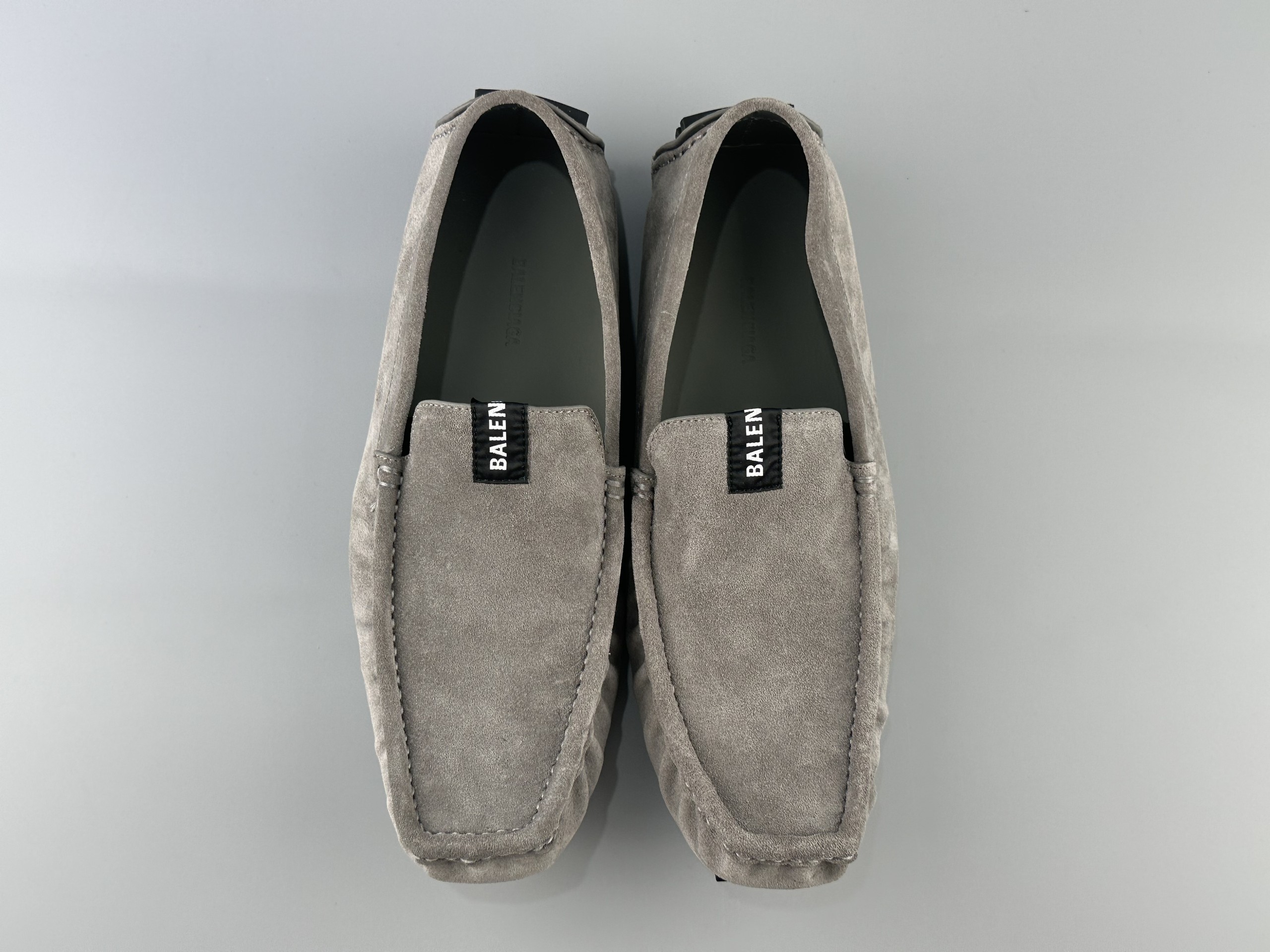 Balenciaga Portofino logo label square toe loafers casual leather shoes men's size: 39 40 41 42 43 44 45 46 47 (45 46 47 customized) - Image 8