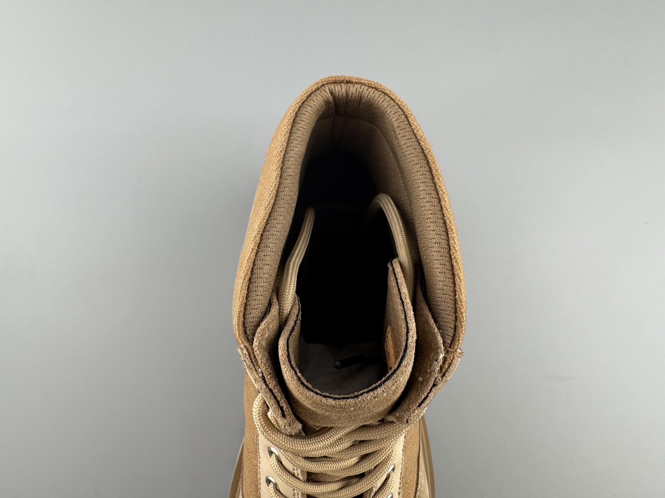 Balenciaga Balenciaga Combat Strike Round Toe Lace-Up Short Martin Boots Men's Size: 39/46 Large Size Customization Non-returnable - Image 11