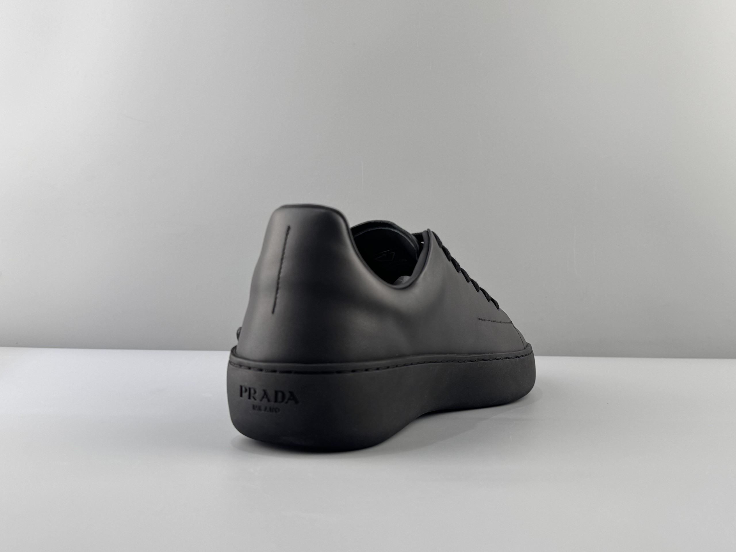 PRADA Court Thick Sole Lace Triangle Logo Low Top Sneakers 4.5cm Men's Size: 38 39 48 41 42 43 44 45 46 (45 46 cannot be returned or exchanged) - Image 4