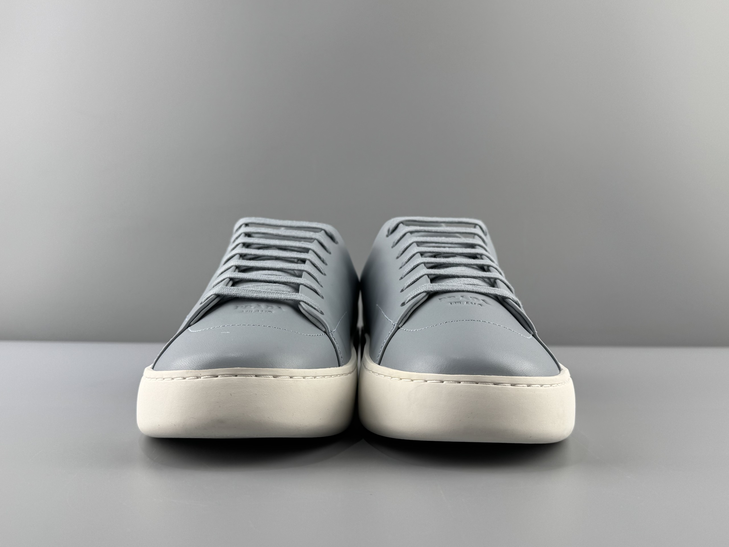 PRADA Court Thick Sole Lace Triangle Logo Low Top Sneakers 4.5cm Men's Size: 38 39 48 41 42 43 44 45 46 (45 46 cannot be returned or exchanged) - Image 6