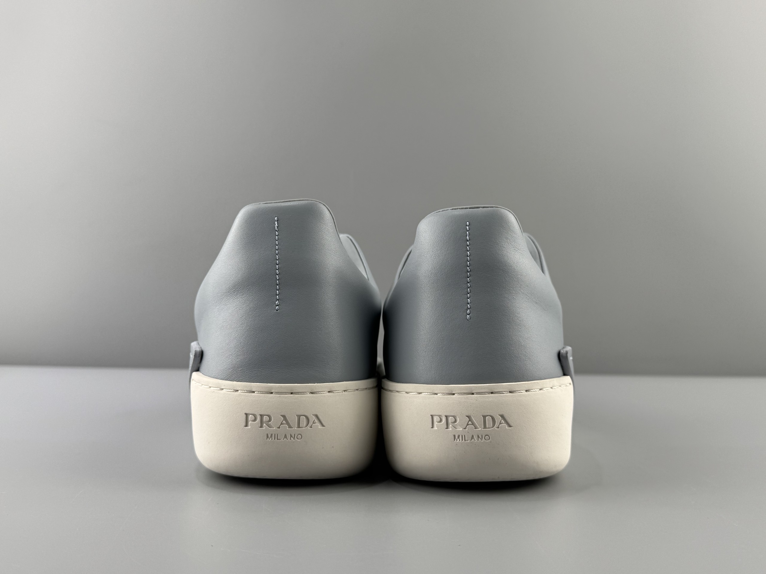 PRADA Court Thick Sole Lace Triangle Logo Low Top Sneakers 4.5cm Men's Size: 38 39 48 41 42 43 44 45 46 (45 46 cannot be returned or exchanged) - Image 7