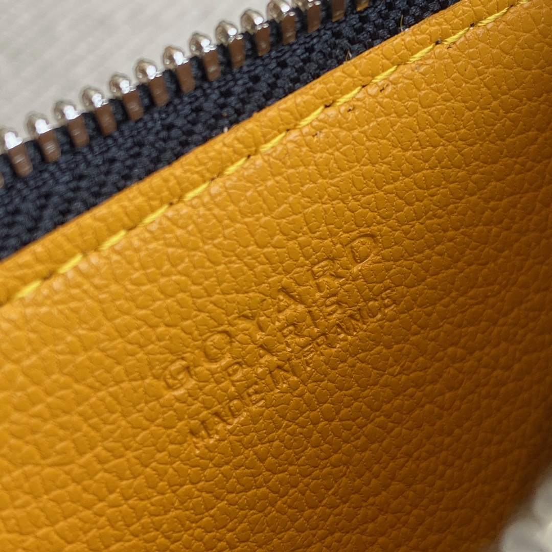 Goyard Goya counter latest version upgraded version new color 🤩 Bourbon flat zipper card holder wallet Three card slots and one zipper pocket can safely store change~ Size: 12.5cm x 1cm x 8.4cm~ Style No - Image 9