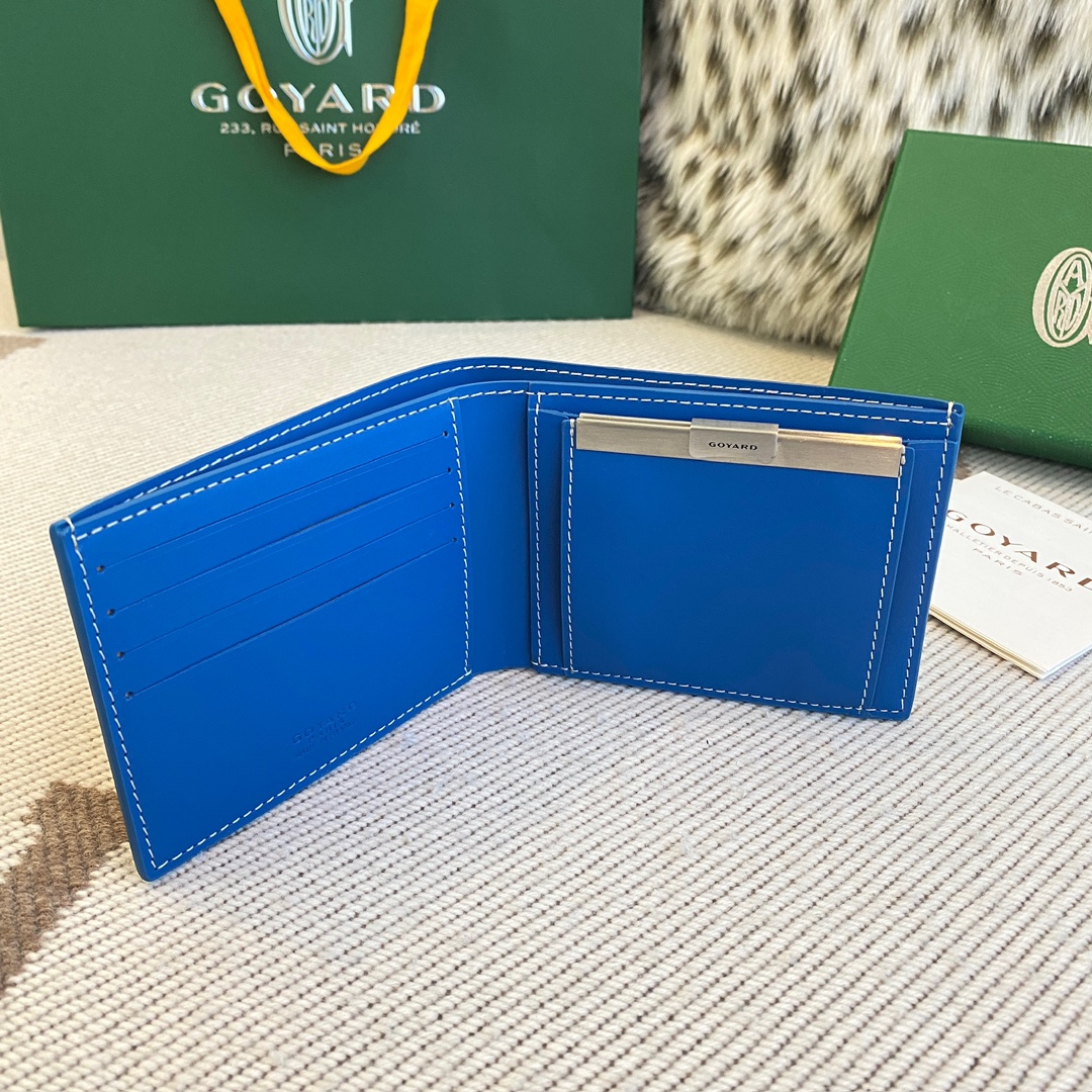 Goyard bifold card holder wallet 5 card slots with coin pocket GOYARD is the only card holder with a coin pocket - Image 4