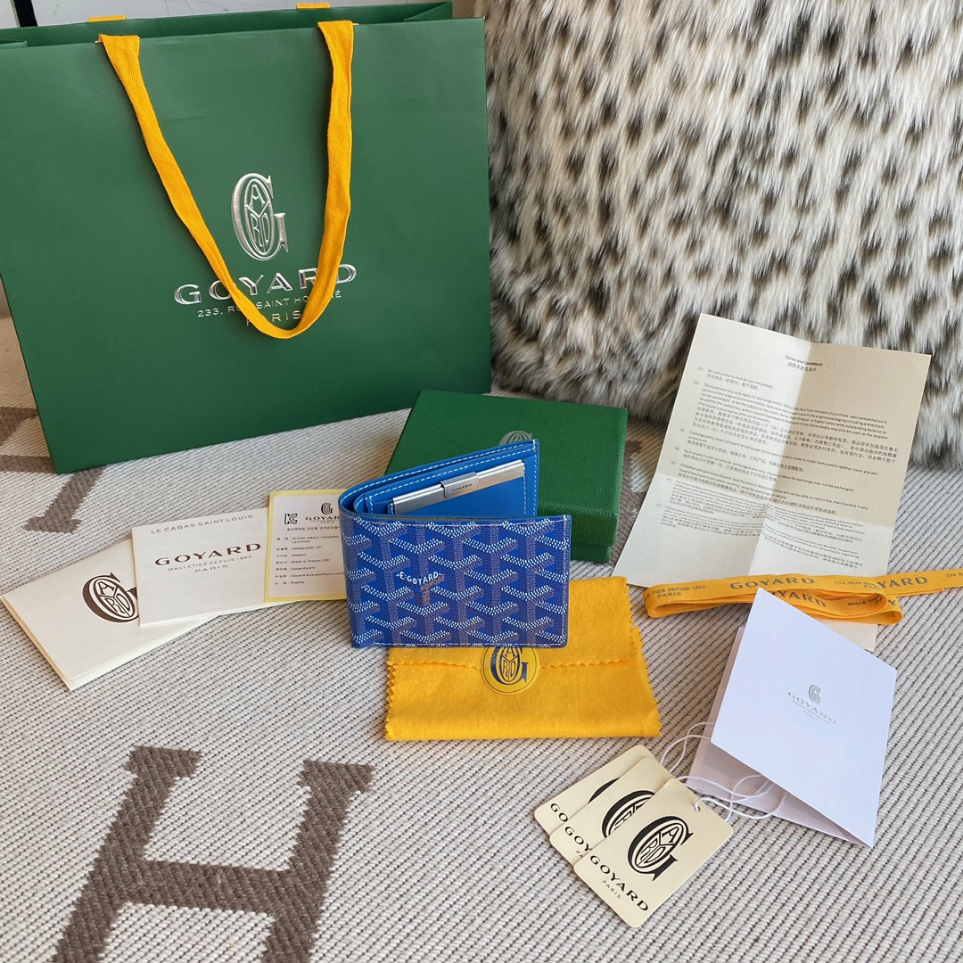 Goyard bifold card holder wallet 5 card slots with coin pocket GOYARD is the only card holder with a coin pocket - Image 11