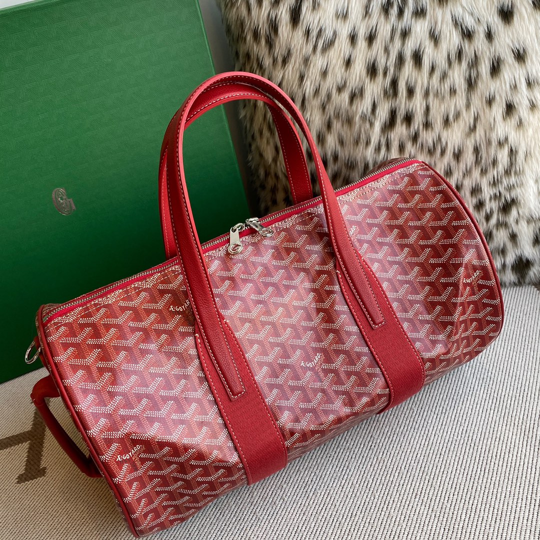 The latest Goyard barrel 40, sports travel bag, can be matched with MM size shoulder strap, three wearing methods π Size 40CMX23CMX23CM Style No - Image 4