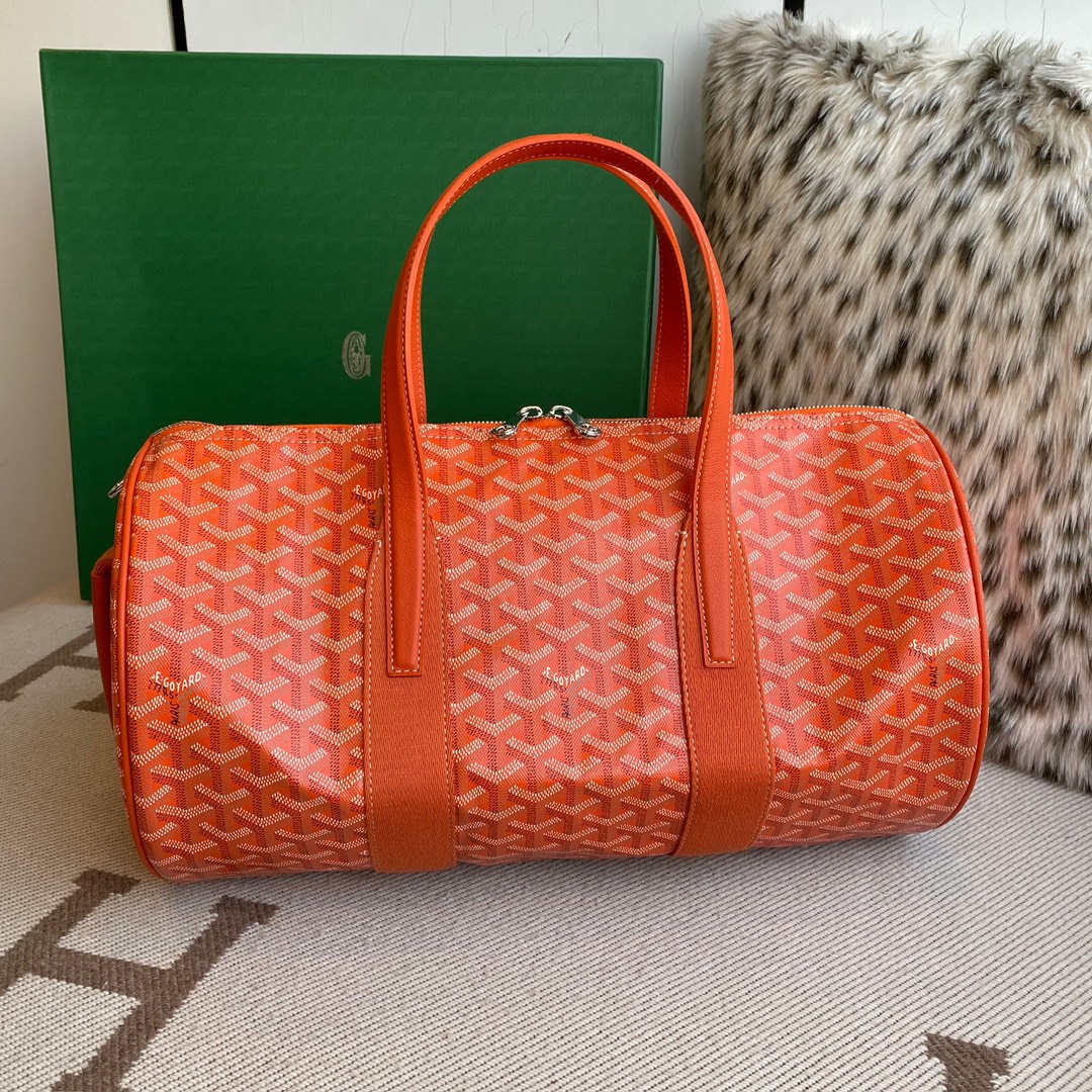 ππThe latest Goyard barrel 40, sports travel bag, can be matched with MM size shoulder strap, three wearing methods π Size 40CMX23CMX23CM Style No