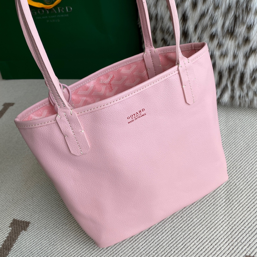🤩Goyard classic vegetable basket anjou mini tote double-sided shopping bag tote double-sided bag shoulder handbag Size: 20.5X9X20cm~ I can’t think of any brand with more taste than Goya! Multiple colors to choose from, classic colors, canvas fabric with fragrance, exquisite workmanship ☺️ Comes with a full set of packaging at the counter, the first choice for gift giving ✨ Style No - Image 11