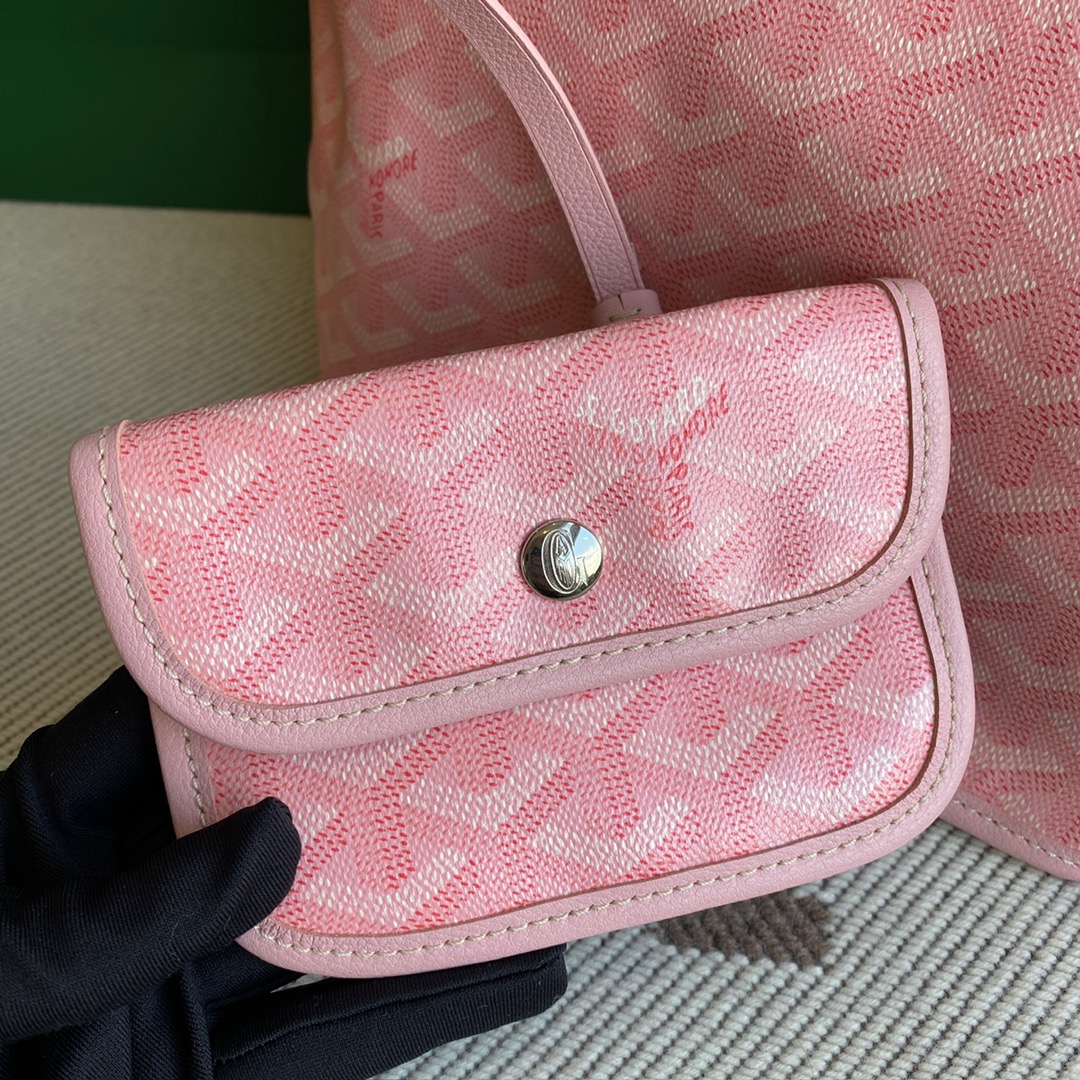 🤩Goyard classic vegetable basket anjou mini tote double-sided shopping bag tote double-sided bag shoulder handbag Size: 20.5X9X20cm~ I can’t think of any brand with more taste than Goya! Multiple colors to choose from, classic colors, canvas fabric with fragrance, exquisite workmanship ☺️ Comes with a full set of packaging at the counter, the first choice for gift giving ✨ Style No - Image 14