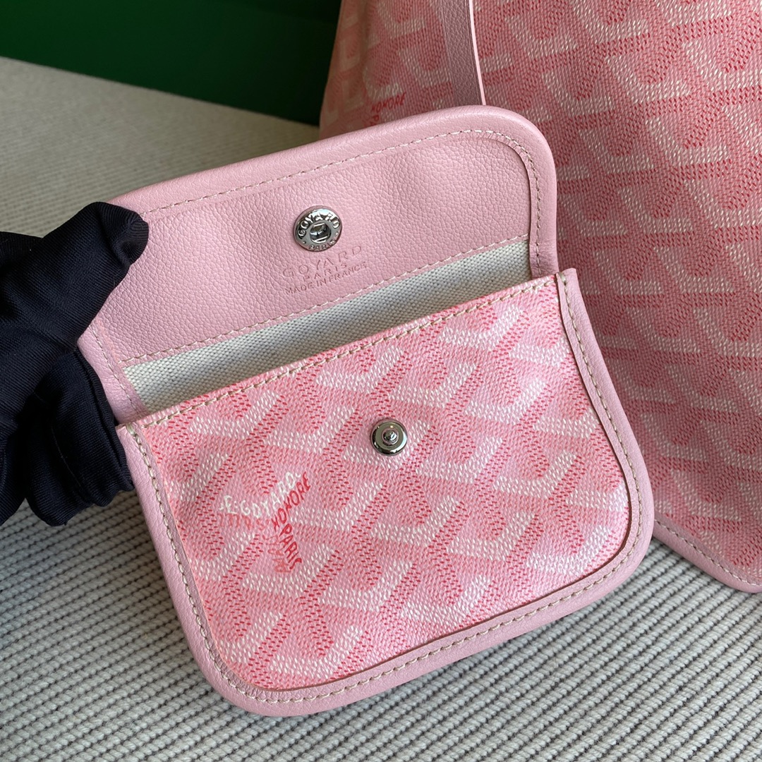 🤩Goyard classic vegetable basket anjou mini tote double-sided shopping bag tote double-sided bag shoulder handbag Size: 20.5X9X20cm~ I can’t think of any brand with more taste than Goya! Multiple colors to choose from, classic colors, canvas fabric with fragrance, exquisite workmanship ☺️ Comes with a full set of packaging at the counter, the first choice for gift giving ✨ Style No - Image 16
