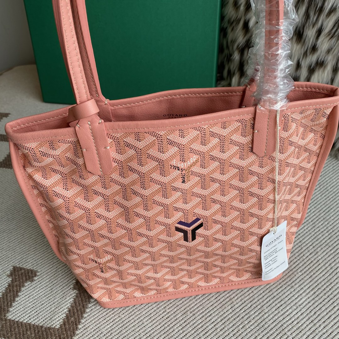 🤩Goyard classic vegetable basket anjou mini tote double-sided shopping bag tote double-sided bag shoulder handbag Size: 20.5X9X20cm~ I can’t think of any brand with more taste than Goya! Multiple colors to choose from, classic colors, canvas fabric with fragrance, exquisite workmanship ☺️ Comes with a full set of packaging at the counter, the first choice for gift giving ✨ Style No - Image 10