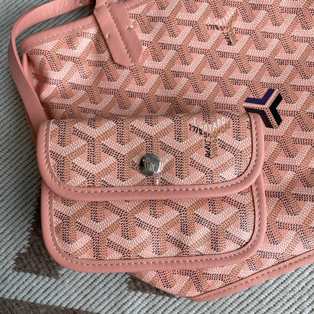🤩Goyard classic vegetable basket anjou mini tote double-sided shopping bag tote double-sided bag shoulder handbag Size: 20.5X9X20cm~ I can’t think of any brand with more taste than Goya! Multiple colors to choose from, classic colors, canvas fabric with fragrance, exquisite workmanship ☺️ Comes with a full set of packaging at the counter, the first choice for gift giving ✨ Style No - Image 15