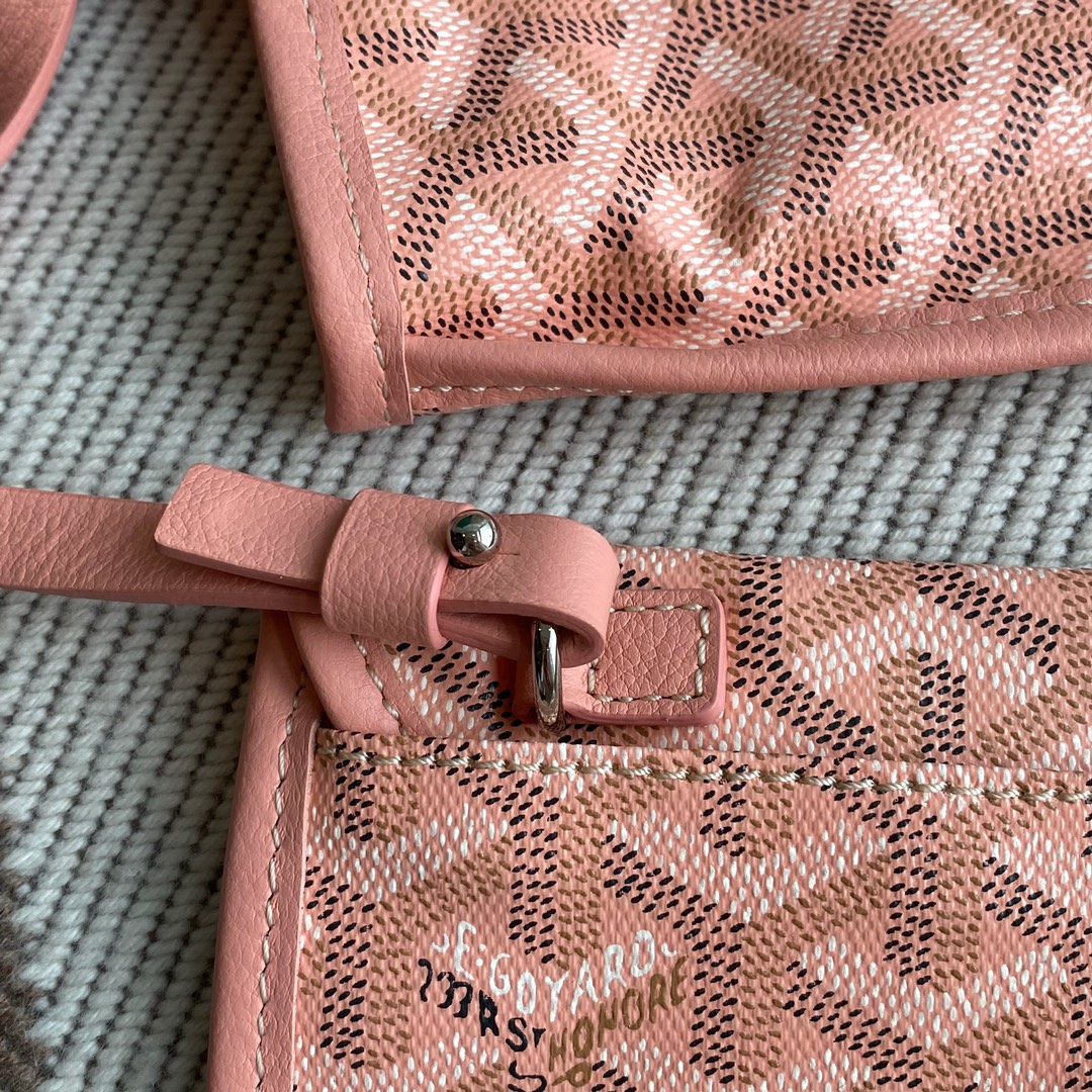 🤩Goyard classic vegetable basket anjou mini tote double-sided shopping bag tote double-sided bag shoulder handbag Size: 20.5X9X20cm~ I can’t think of any brand with more taste than Goya! Multiple colors to choose from, classic colors, canvas fabric with fragrance, exquisite workmanship ☺️ Comes with a full set of packaging at the counter, the first choice for gift giving ✨ Style No - Image 17