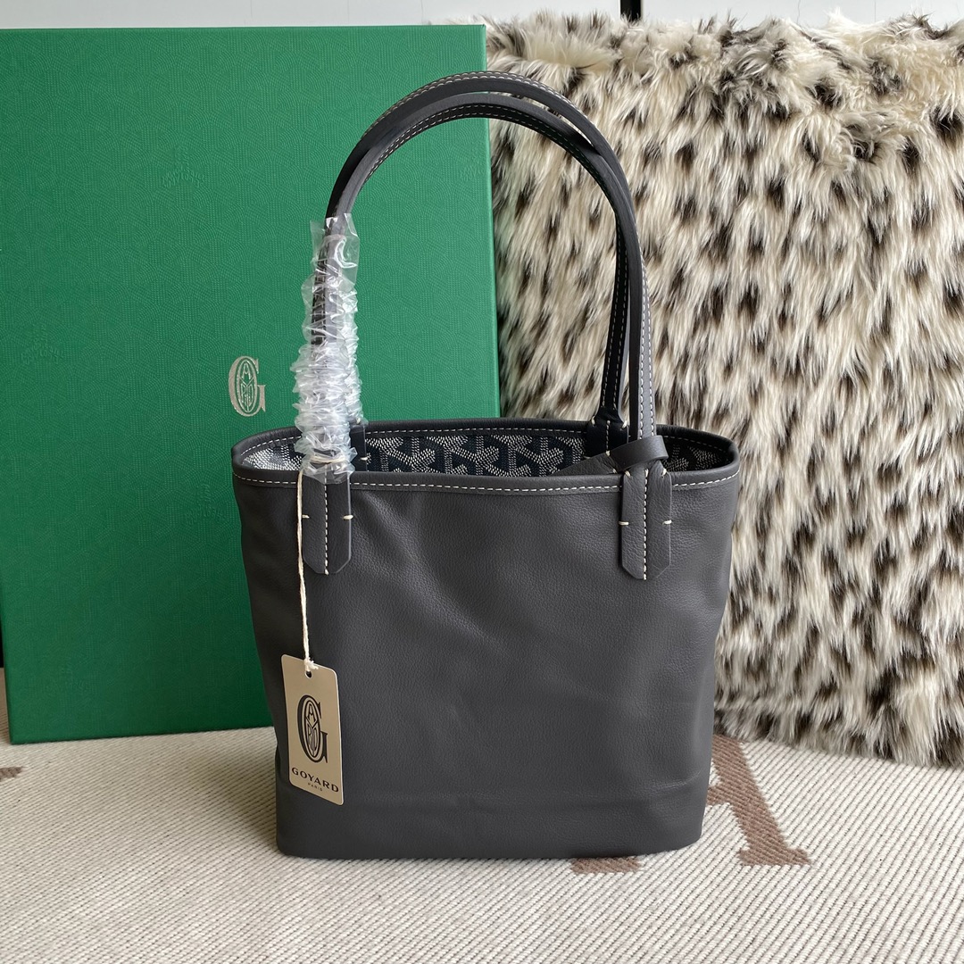 🤩Goyard classic vegetable basket anjou mini tote double-sided shopping bag tote double-sided bag shoulder handbag Size: 20.5X9X20cm~ I can’t think of any brand with more taste than Goya! Multiple colors to choose from, classic colors, canvas fabric with fragrance, exquisite workmanship ☺️ Comes with a full set of packaging at the counter, the first choice for gift giving ✨ Style No - Image 4