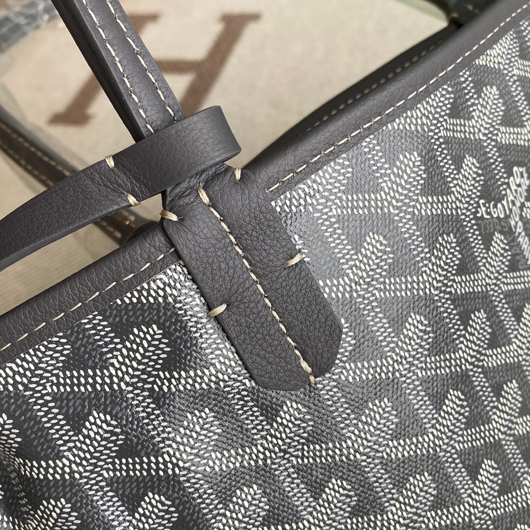 🤩Goyard classic vegetable basket anjou mini tote double-sided shopping bag tote double-sided bag shoulder handbag Size: 20.5X9X20cm~ I can’t think of any brand with more taste than Goya! Multiple colors to choose from, classic colors, canvas fabric with fragrance, exquisite workmanship ☺️ Comes with a full set of packaging at the counter, the first choice for gift giving ✨ Style No - Image 12