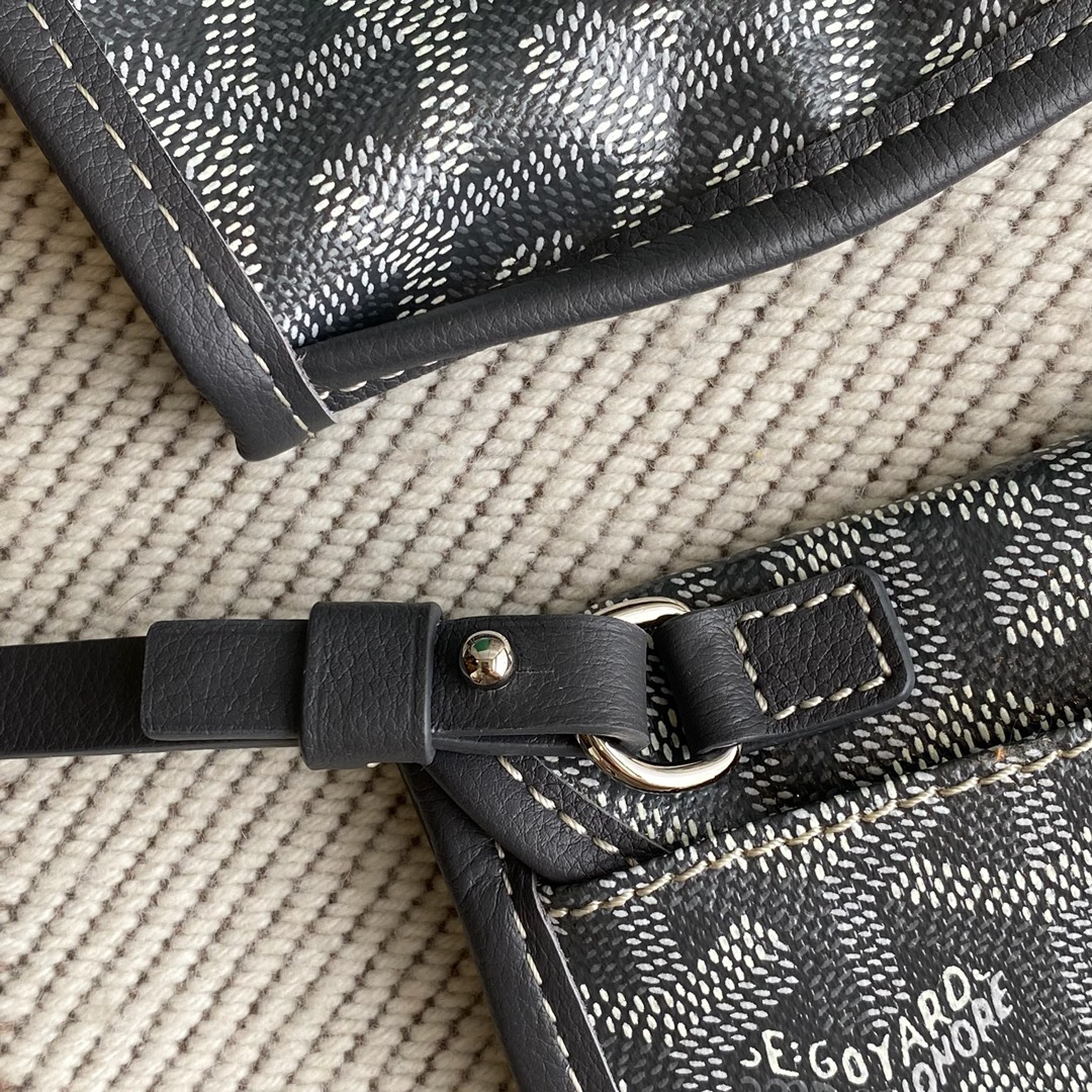 🤩Goyard classic vegetable basket anjou mini tote double-sided shopping bag tote double-sided bag shoulder handbag Size: 20.5X9X20cm~ I can’t think of any brand with more taste than Goya! Multiple colors to choose from, classic colors, canvas fabric with fragrance, exquisite workmanship ☺️ Comes with a full set of packaging at the counter, the first choice for gift giving ✨ Style No - Image 17