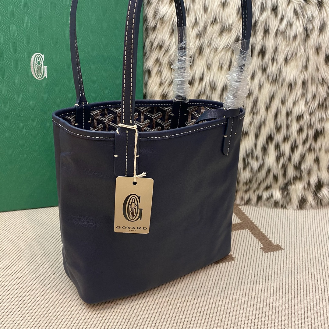 🤩Goyard classic vegetable basket anjou mini tote double-sided shopping bag tote double-sided bag shoulder handbag Size: 20.5X9X20cm~ I can’t think of any brand with more taste than Goya! Multiple colors to choose from, classic colors, canvas fabric with fragrance, exquisite workmanship ☺️ Comes with a full set of packaging at the counter, the first choice for gift giving ✨ Style No - Image 4