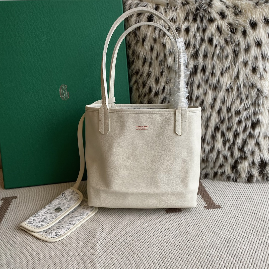 🤩Goyard classic vegetable basket anjou mini tote double-sided shopping bag tote double-sided bag shoulder handbag Size: 20.5X9X20cm~ I can’t think of any brand with more taste than Goya! Multiple colors to choose from, classic colors, canvas fabric with fragrance, exquisite workmanship ☺️ Comes with a full set of packaging at the counter, the first choice for gift giving ✨ Style No - Image 4