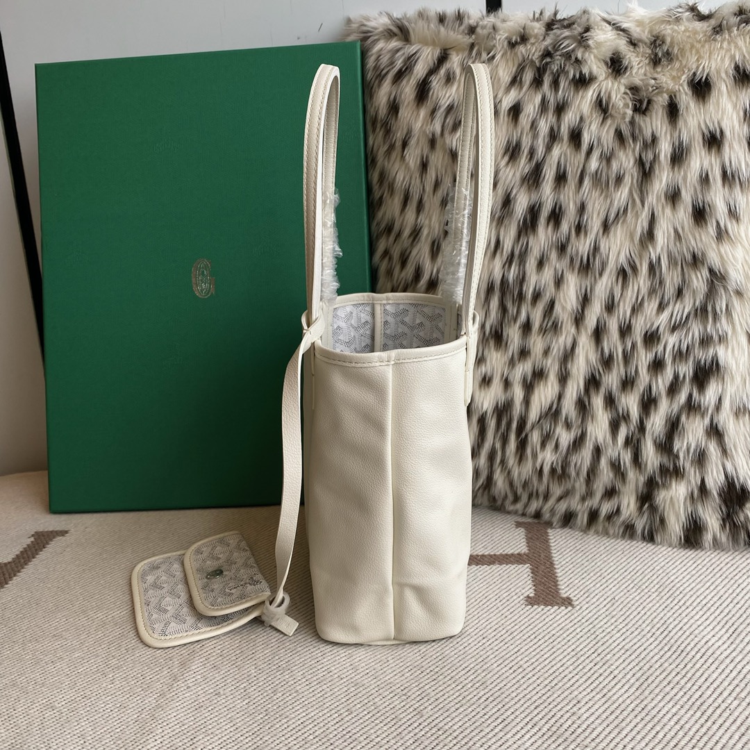 🤩Goyard classic vegetable basket anjou mini tote double-sided shopping bag tote double-sided bag shoulder handbag Size: 20.5X9X20cm~ I can’t think of any brand with more taste than Goya! Multiple colors to choose from, classic colors, canvas fabric with fragrance, exquisite workmanship ☺️ Comes with a full set of packaging at the counter, the first choice for gift giving ✨ Style No - Image 5