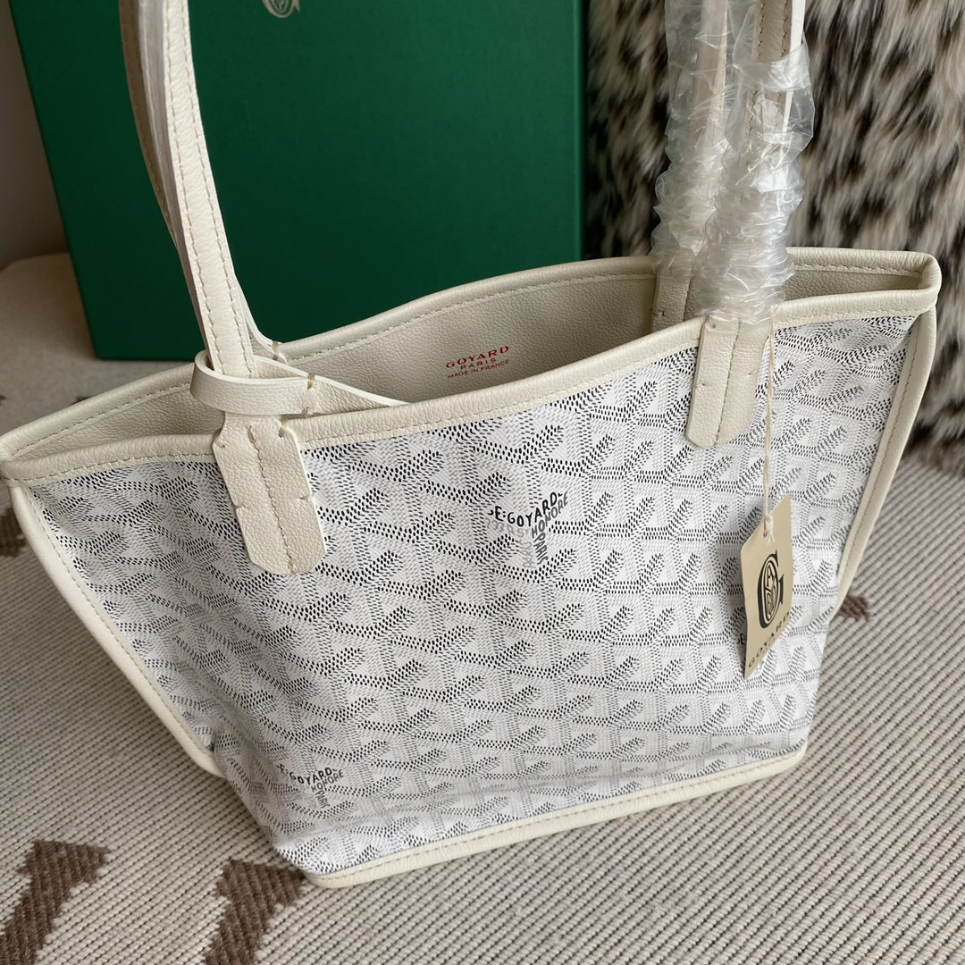 🤩Goyard classic vegetable basket anjou mini tote double-sided shopping bag tote double-sided bag shoulder handbag Size: 20.5X9X20cm~ I can’t think of any brand with more taste than Goya! Multiple colors to choose from, classic colors, canvas fabric with fragrance, exquisite workmanship ☺️ Comes with a full set of packaging at the counter, the first choice for gift giving ✨ Style No - Image 10