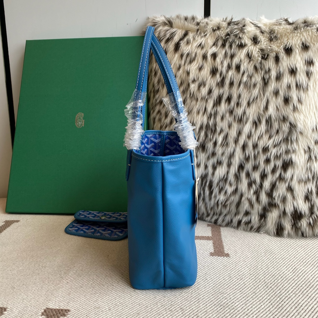 🤩Goyard classic vegetable basket anjou mini tote double-sided shopping bag tote double-sided bag shoulder handbag Size: 20.5X9X20cm~ I can’t think of any brand with more taste than Goya! Multiple colors to choose from, classic colors, canvas fabric with fragrance, exquisite workmanship ☺️ Comes with a full set of packaging at the counter, the first choice for gift giving ✨ Style No - Image 5