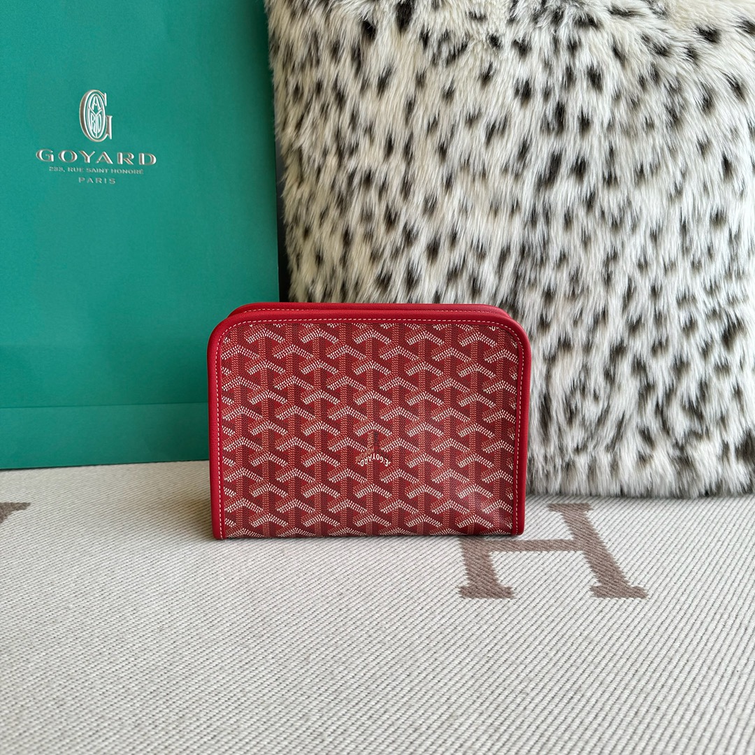 Goyard Goya clutch bag toiletry bag There is also a small zipper bag on the front that can hold some small odds and ends - Image 2