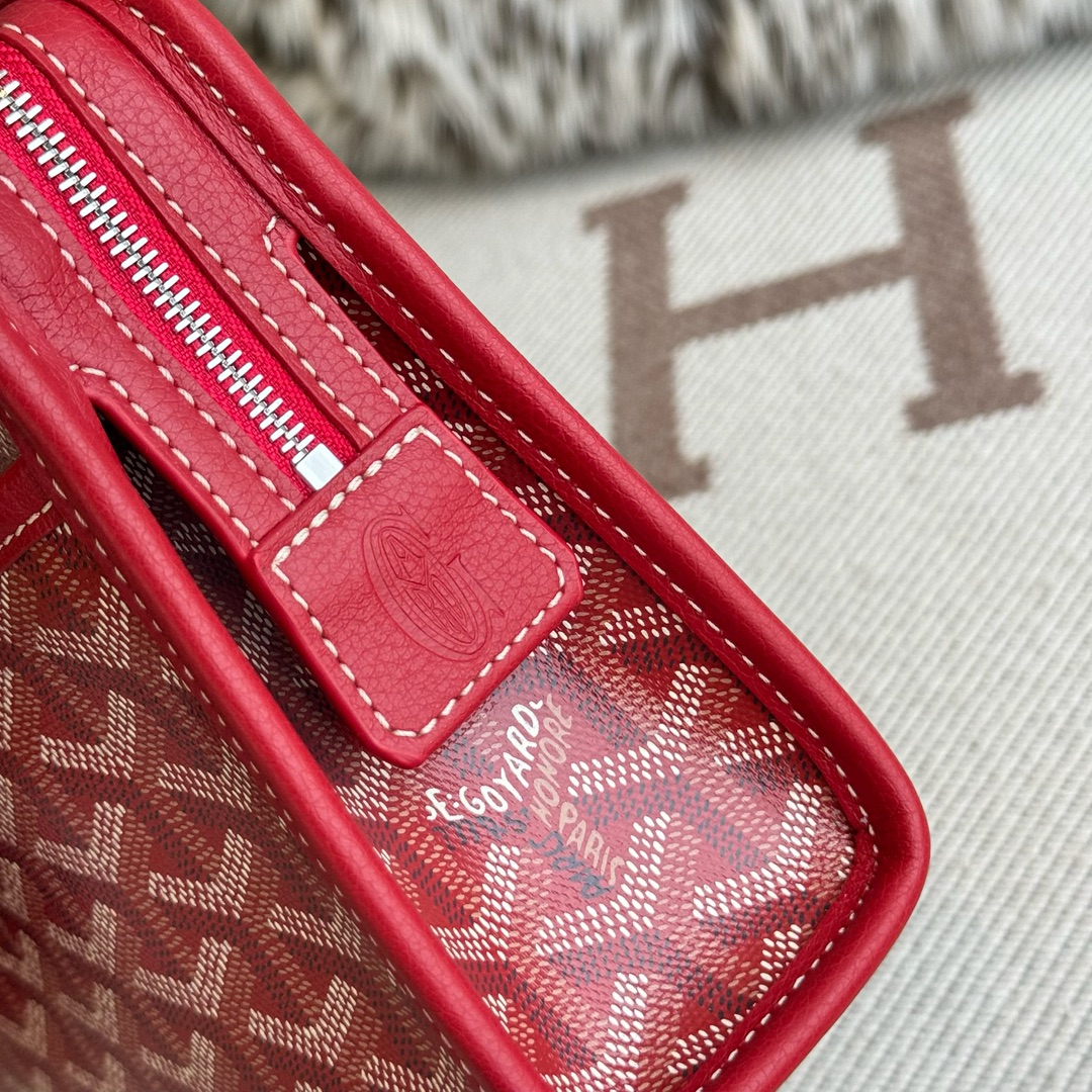 Goyard Goya clutch bag toiletry bag There is also a small zipper bag on the front that can hold some small odds and ends - Image 8