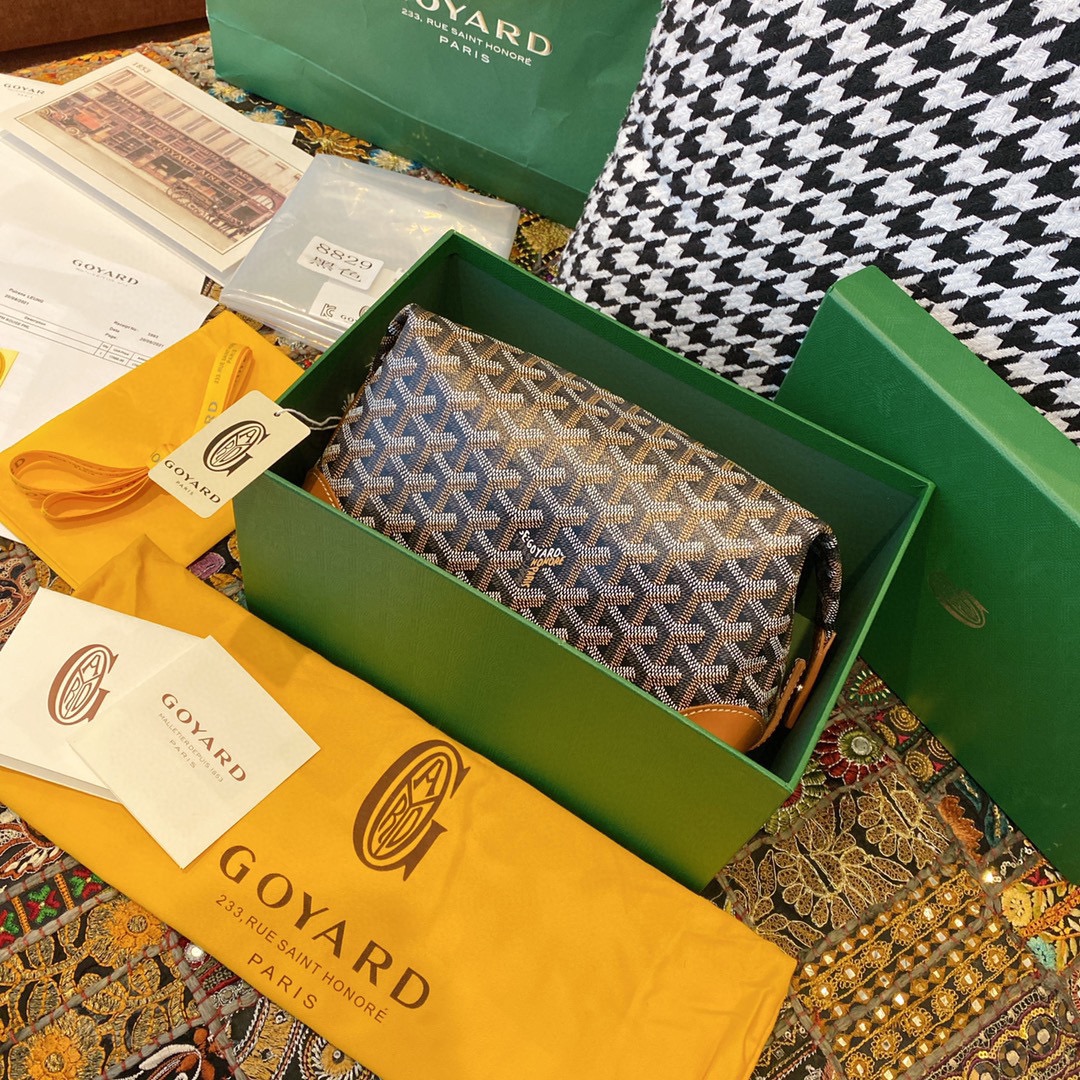 Goyard new storage multi-functional bag Dog tooth authentic grade It has compartments inside and is not fixed, so it can be used in many ways! It is also one of the most practical styles after the tote bag - Image 2