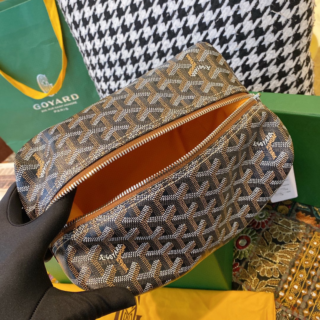 Goyard new storage multi-functional bag Dog tooth authentic grade It has compartments inside and is not fixed, so it can be used in many ways! It is also one of the most practical styles after the tote bag - Image 7