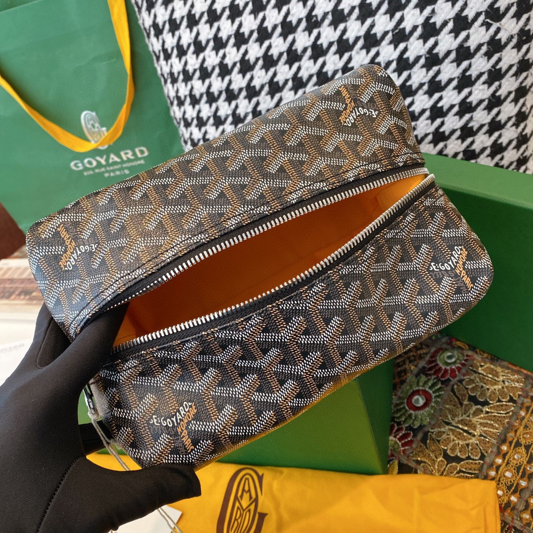 Goyard new storage multi-functional bag Dog tooth authentic grade It has compartments inside and is not fixed, so it can be used in many ways! It is also one of the most practical styles after the tote bag - Image 6